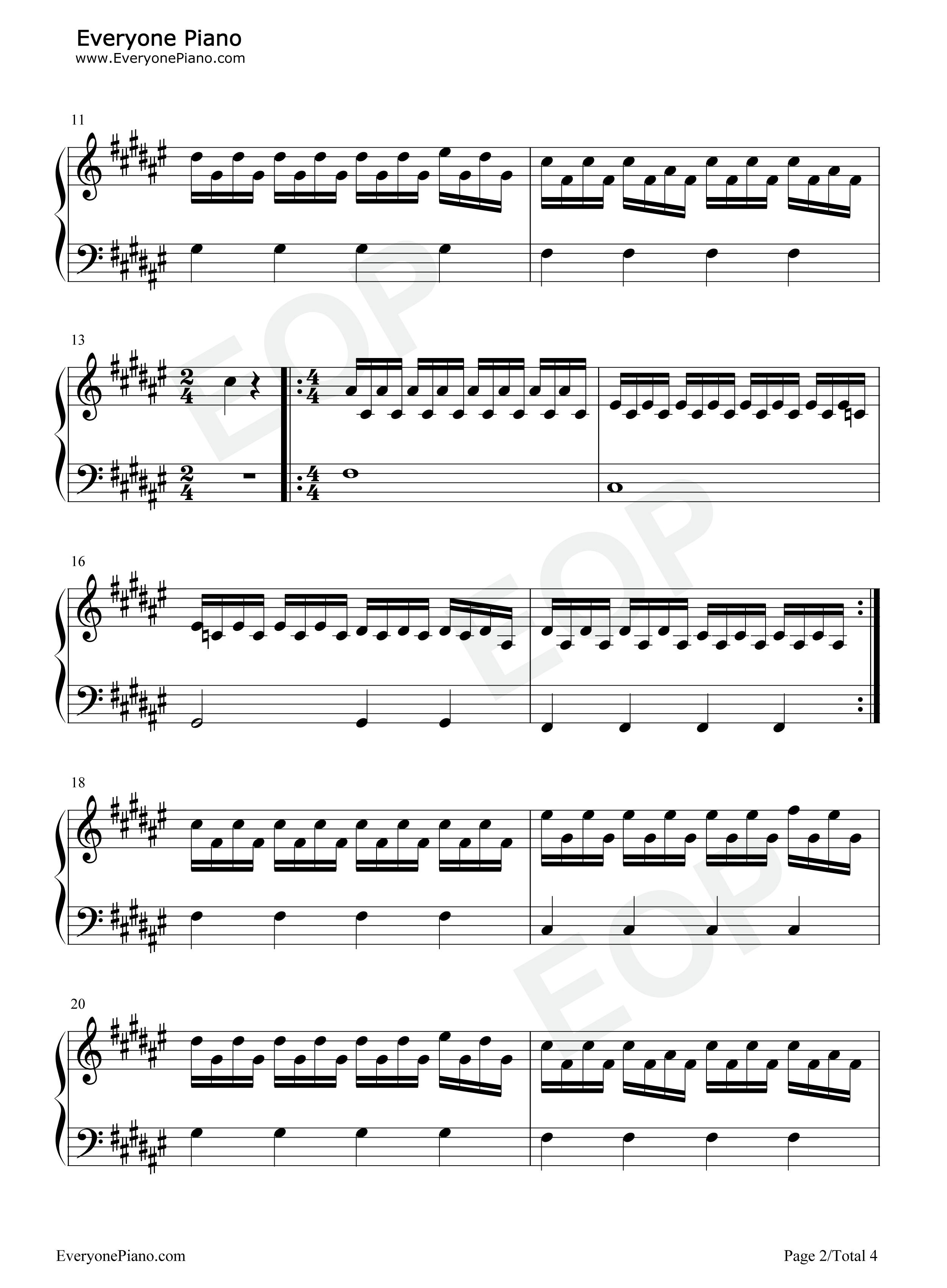 Go_Solo钢琴谱_Tom_Rosenthal