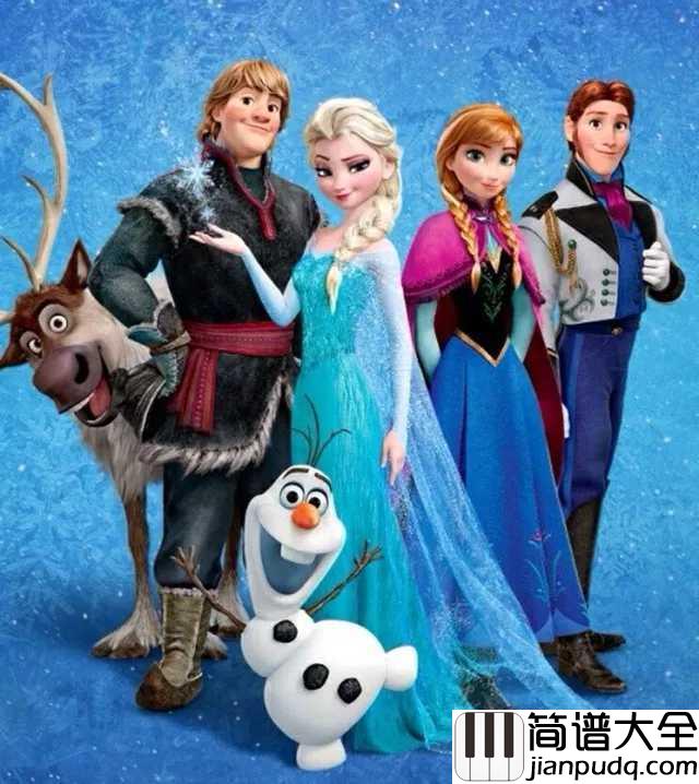 Let_It_Go钢琴谱_让风暴怒吼吧，寒冷再也不能烦扰我了