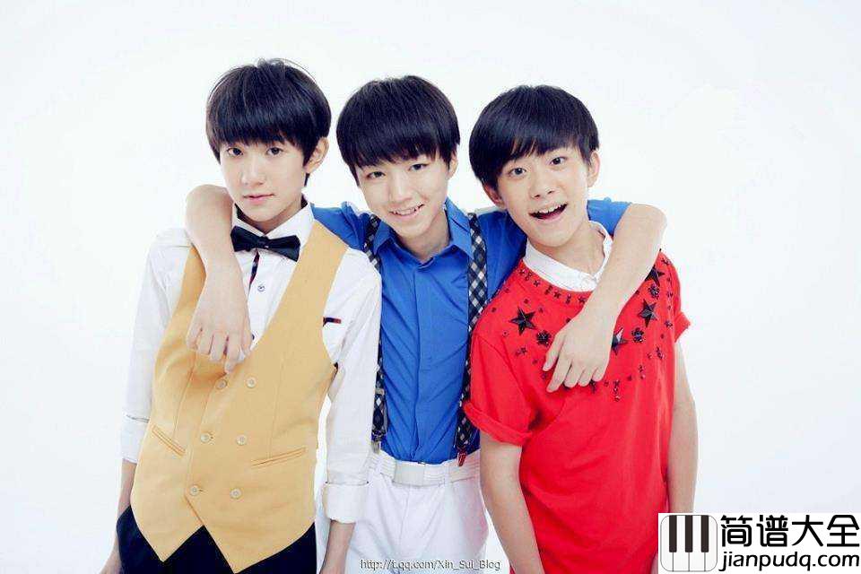 加油AMIGO钢琴谱｜_我们的少年时代TFBOYS为青春发声