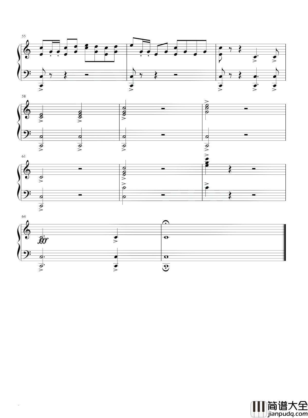 1812序曲钢琴谱_柴可夫斯基_一个没有热情的创作，却成了音乐杰作