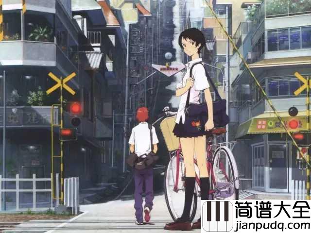 不变的永远钢琴谱_奥华子_动漫穿越时空的少女插曲