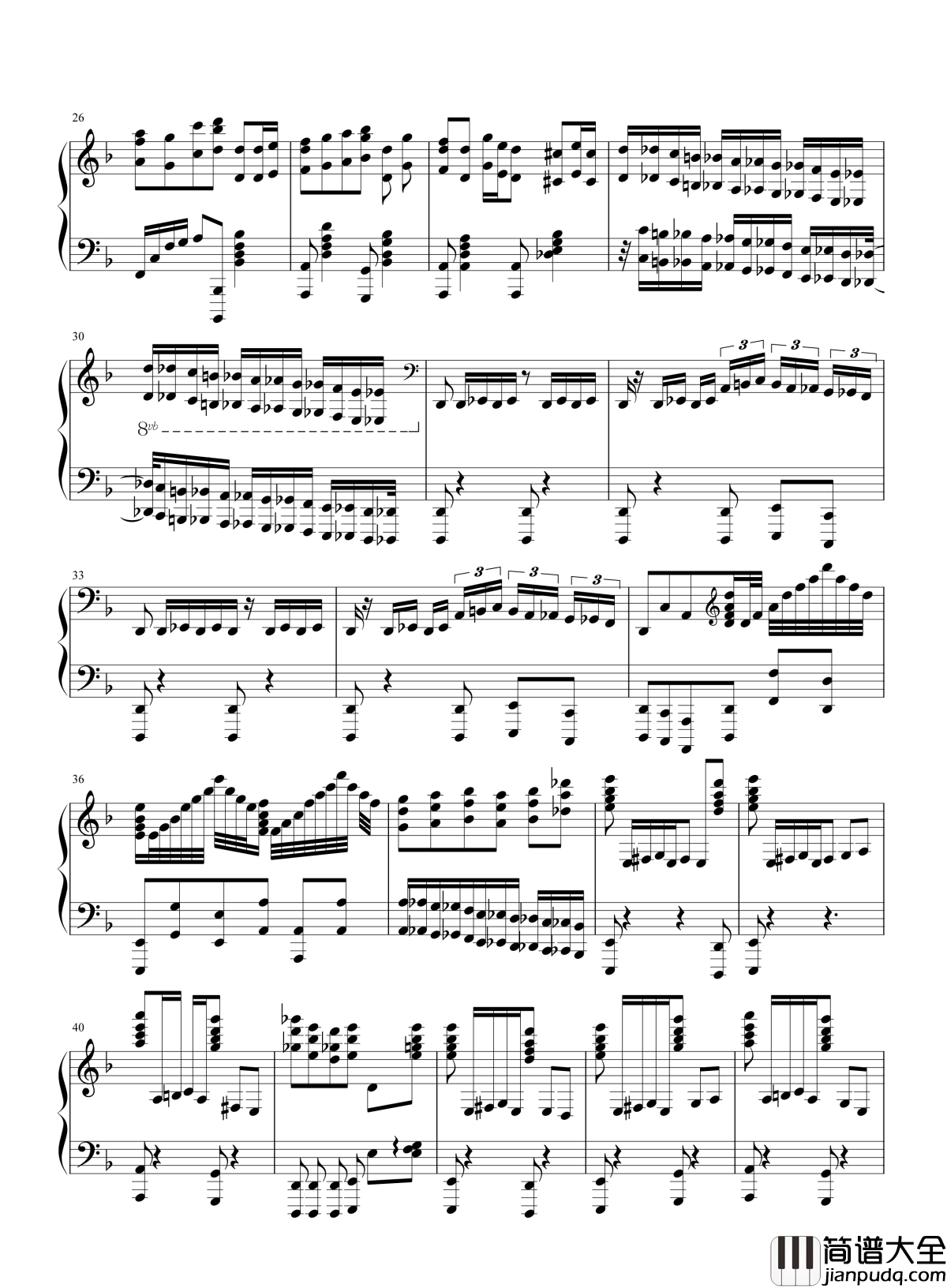 he's_a_pirate钢琴谱_加勒比海盗主题曲_杰克船长，你还好吗