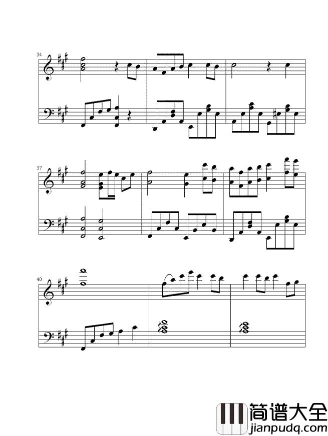 森林狂想曲五线谱_探索音乐的天堂，感受原始的魅力