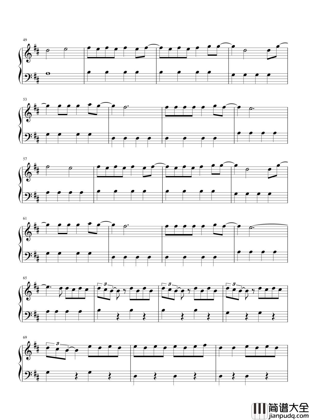 Despacito钢琴谱_Luis_Fonsi_Daddy_Yankee_你是暗夜中的一丝光明