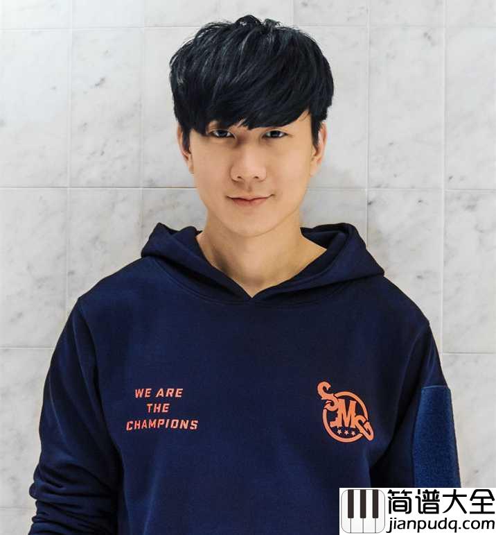 我飞故我在钢琴谱_林俊杰_张靓颖_每个人都有原因而存在