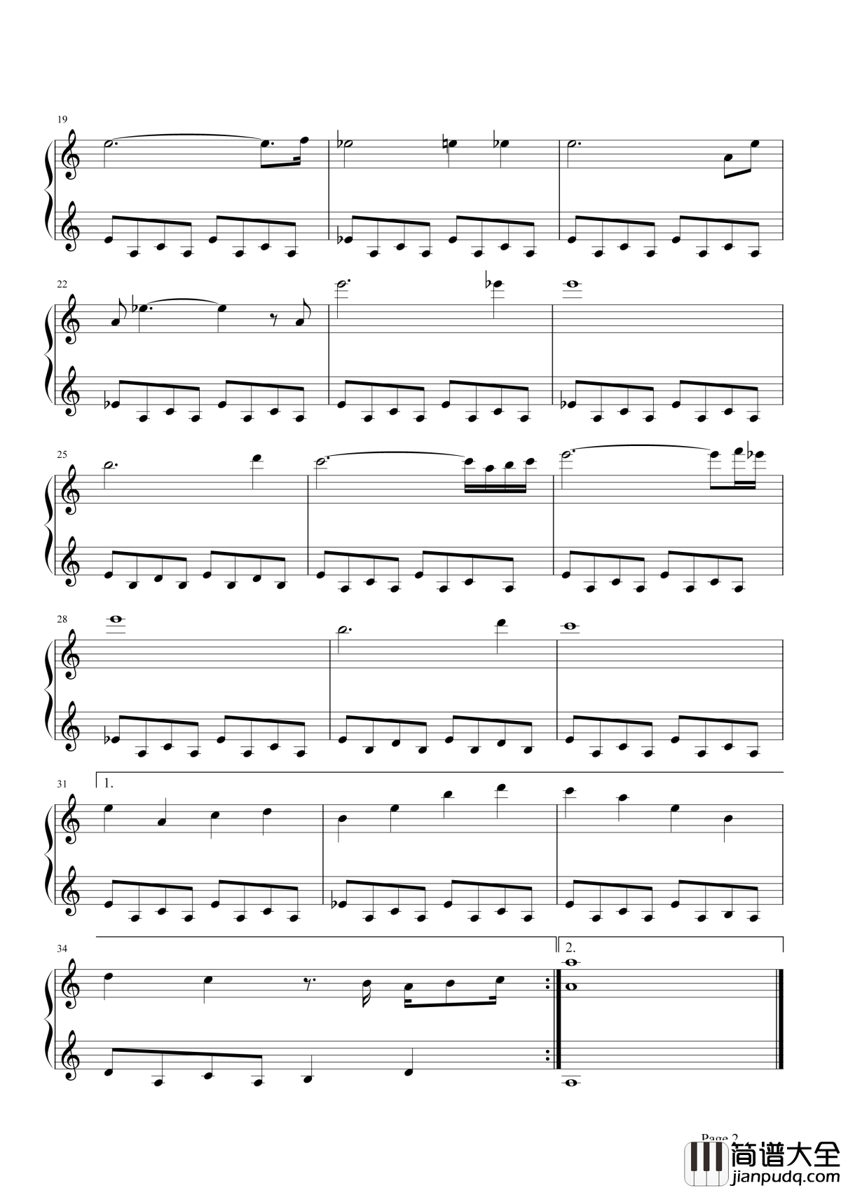 顺流而下钢琴谱_张靓颖_鬼吹灯之精绝古城主题曲｜诠释鬼魅惊奇