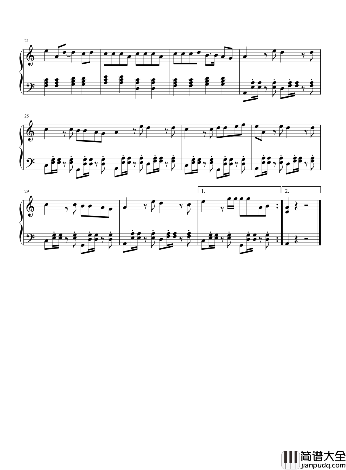 Panama钢琴谱_Matteo_魔性神曲panama，听一遍就已上瘾