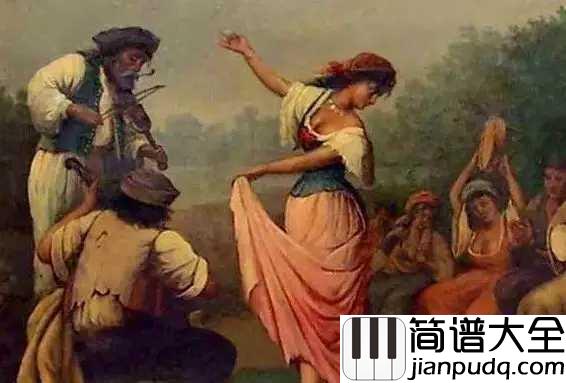 _匈牙利舞曲第五号｜钢琴谱_矮油~好想有个人陪我一起四手联弹