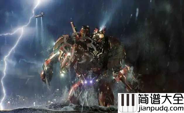 _环太平洋主题曲｜钢琴谱_哭了听过钢琴版环太平洋，小新只恨以前没好好练琴