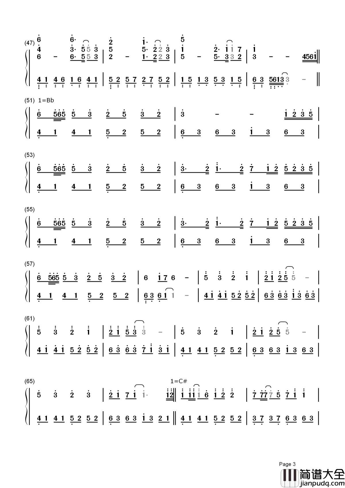 白石溪简谱__乐正绫_洛天依_九霄一曲人间白首，隔世相问忆否忆否