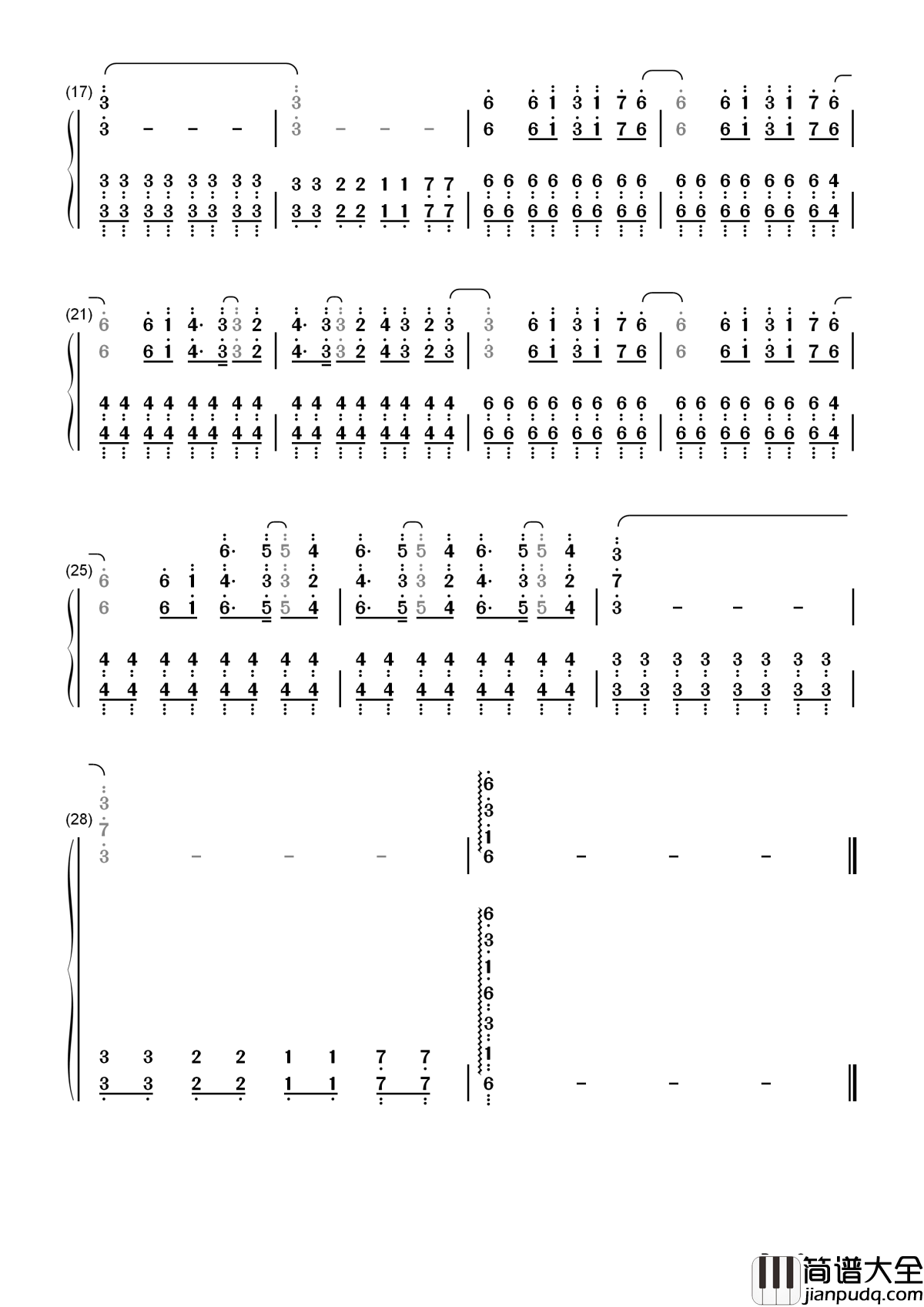 Just_Blue简谱___Space____动物世界主题曲，激昂震撼_穿透心灵!