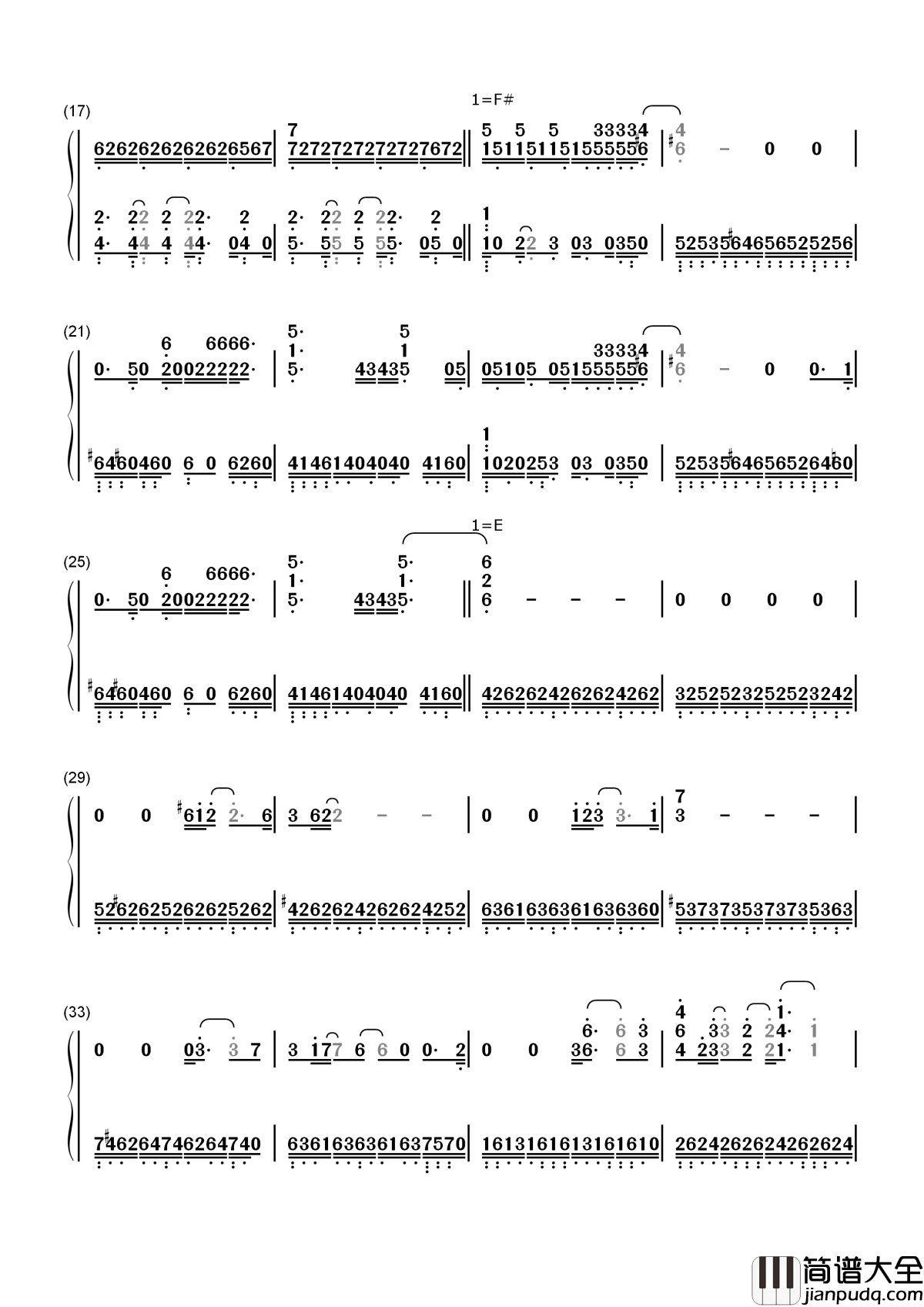 Atlas简谱_Coldplay_电影_饥饿游戏：星火燎原主题曲