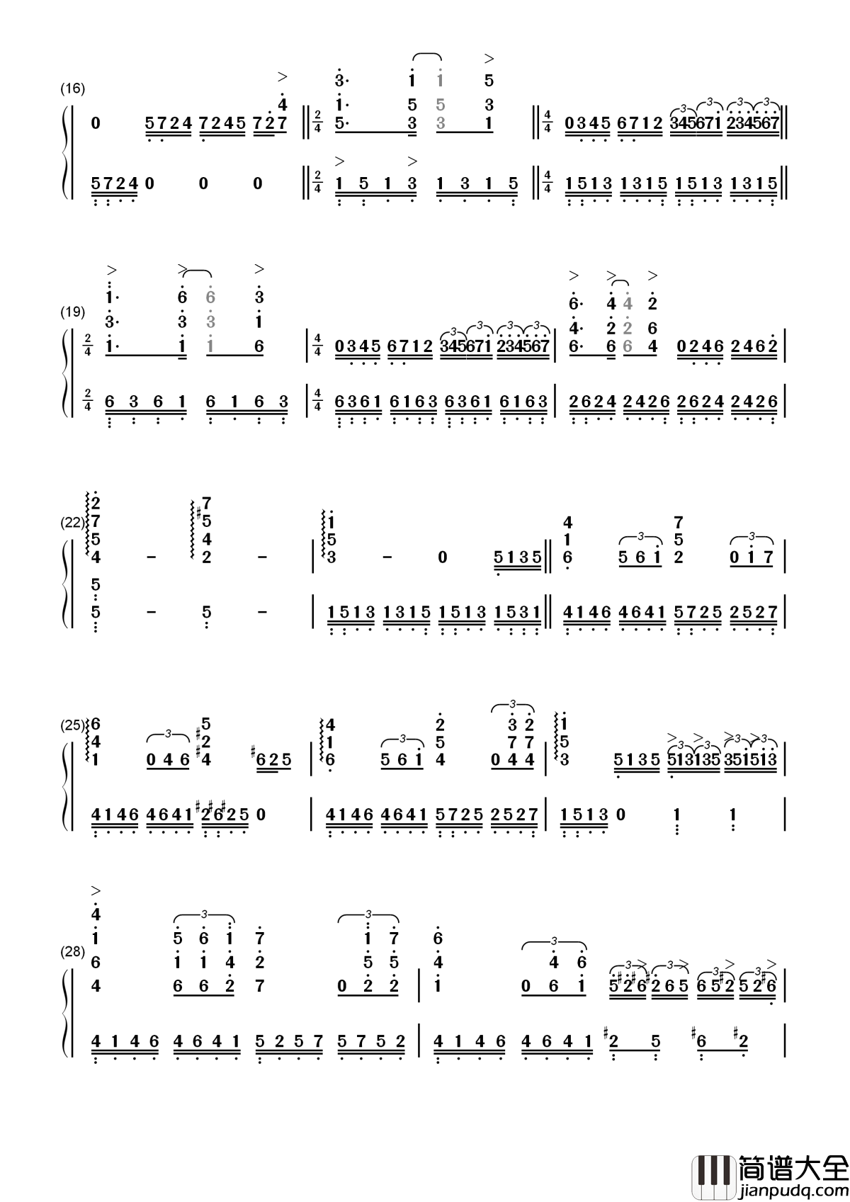 unchained_melody简谱__The_Righteous_Brothers__人鬼情未了主题曲，锁不住的爱，忘不了的青春记忆