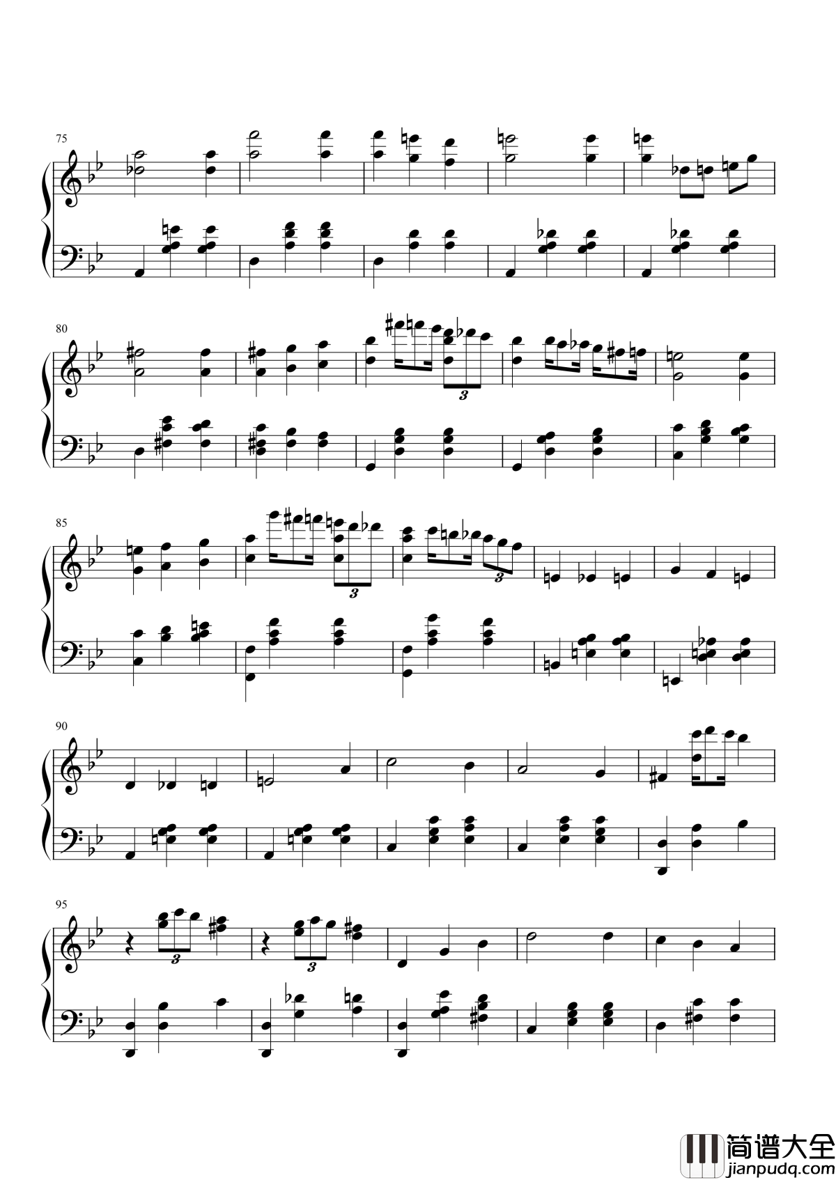 人生的旋转木马钢琴谱_哈尔的移动城堡插曲