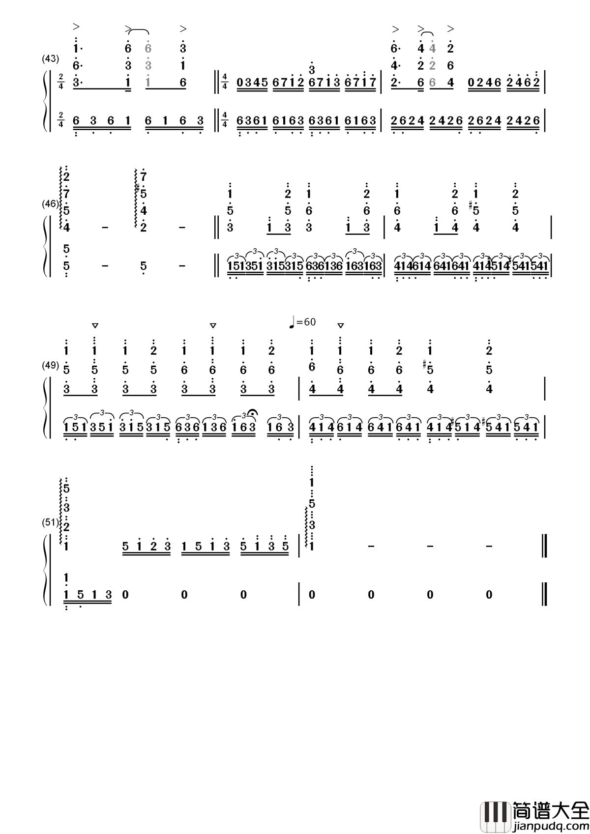 unchained_melody简谱__The_Righteous_Brothers__人鬼情未了主题曲，锁不住的爱，忘不了的青春记忆