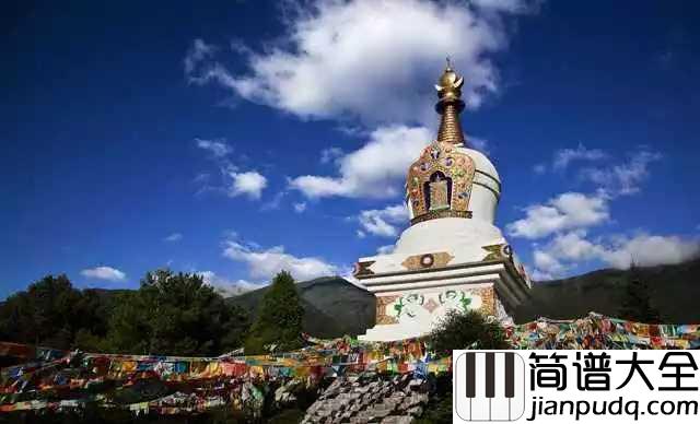 溜溜情歌简谱__格桑央西__一首溜溜的康定情歌，唱响了这座溜溜的城