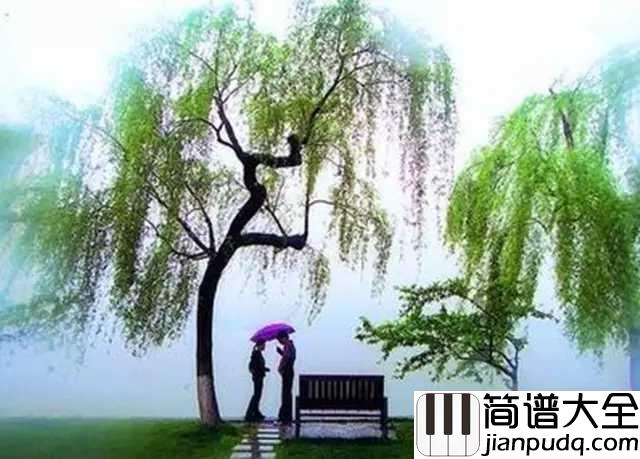 杨柳简谱_林海__半是情丝，半是愁丝，织就相思