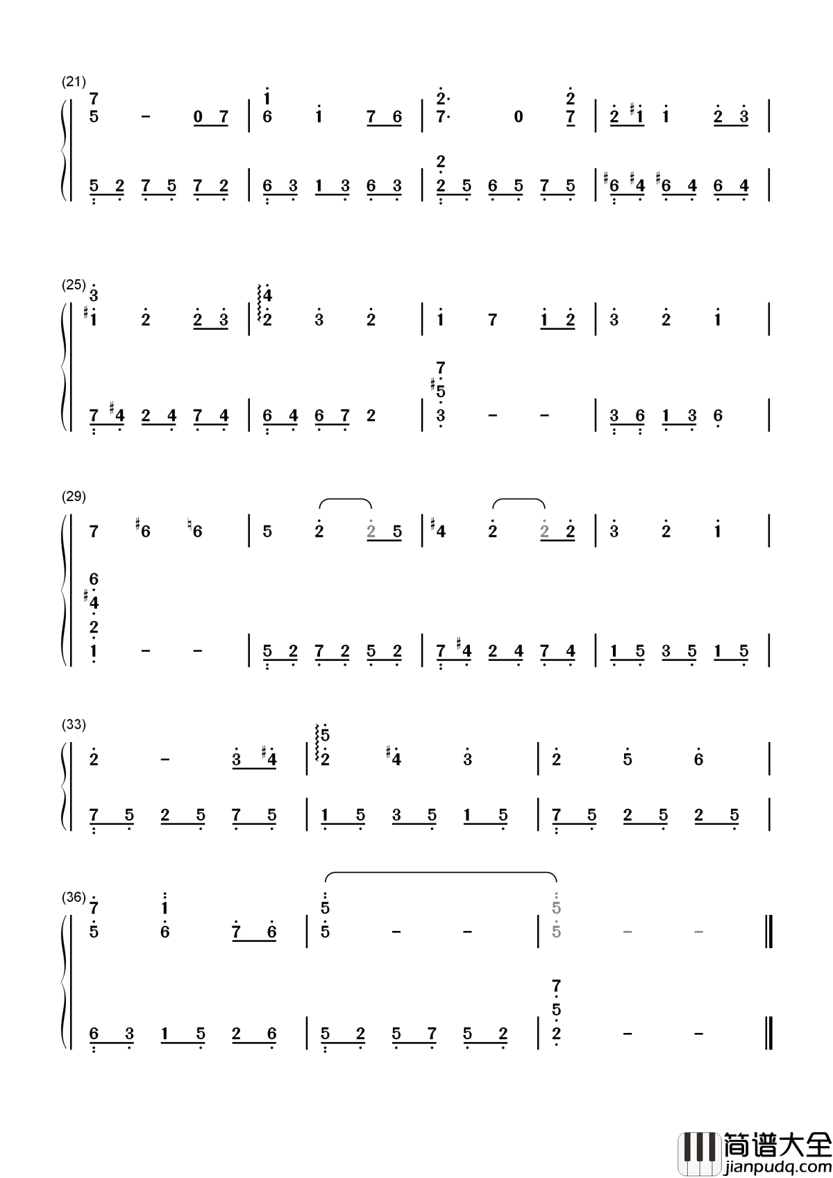 Restart（重新开始）简谱__久石让_千与千寻插曲，引发回忆光景