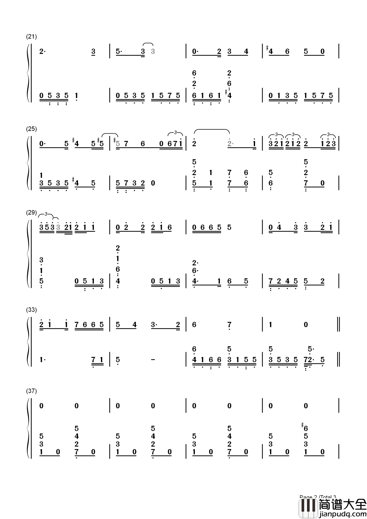 When_You_Wish_upon_a_Star简谱__木偶奇遇记片头曲，和撒谎说bye_bye!
