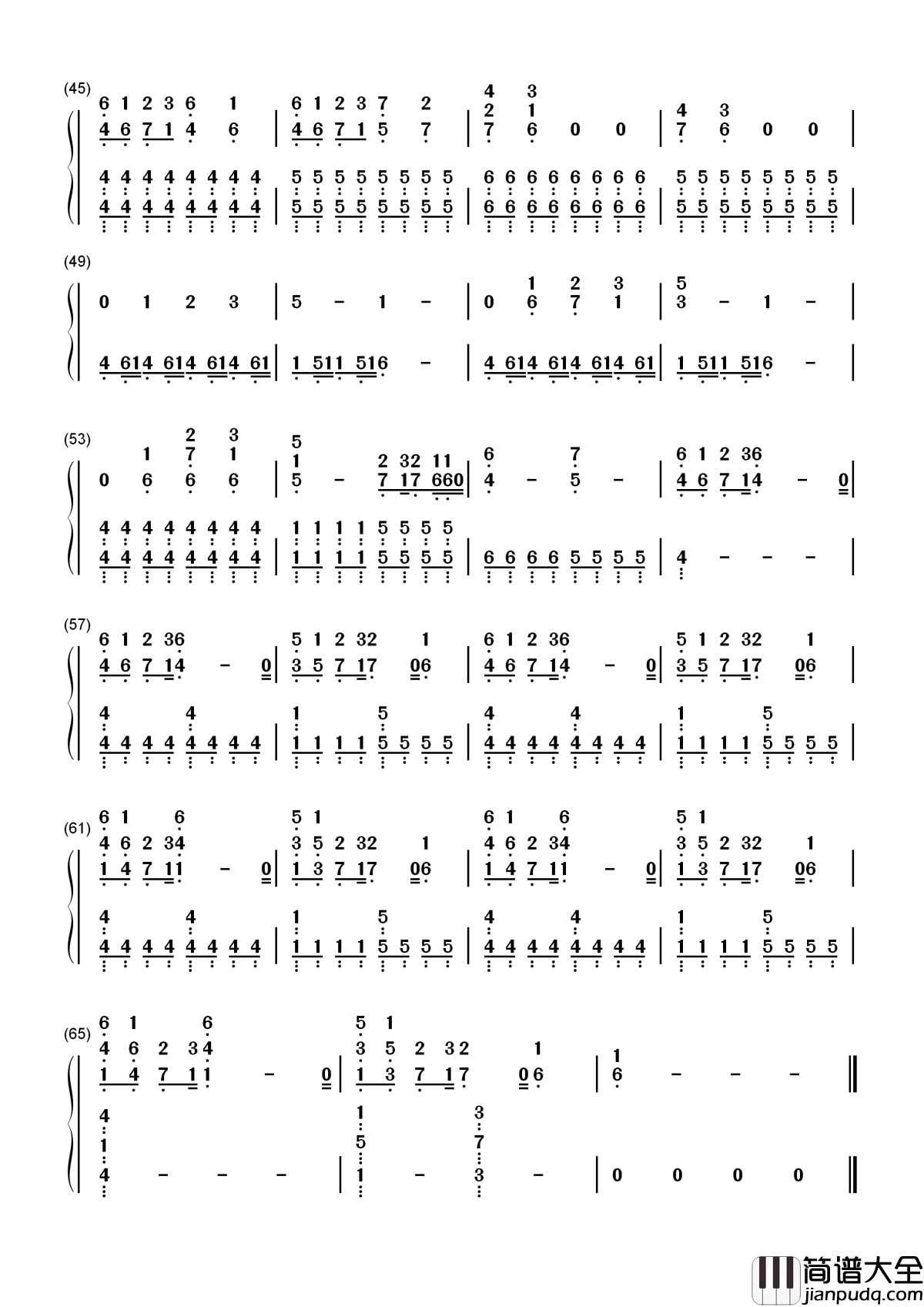 Safe_and_Sound简谱__Taylor_Swift__饥饿游戏的宣传曲，黎明就要来到，你我会安然无恙