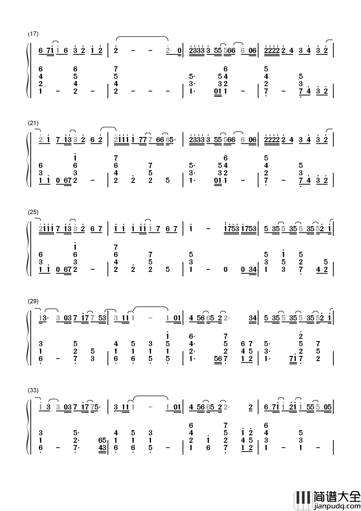 Nothing's_Gonna_Change_My_Love_for_You简谱_____George_Benson_____电影廊桥遗梦主题曲__，感人至深的经典英文情歌