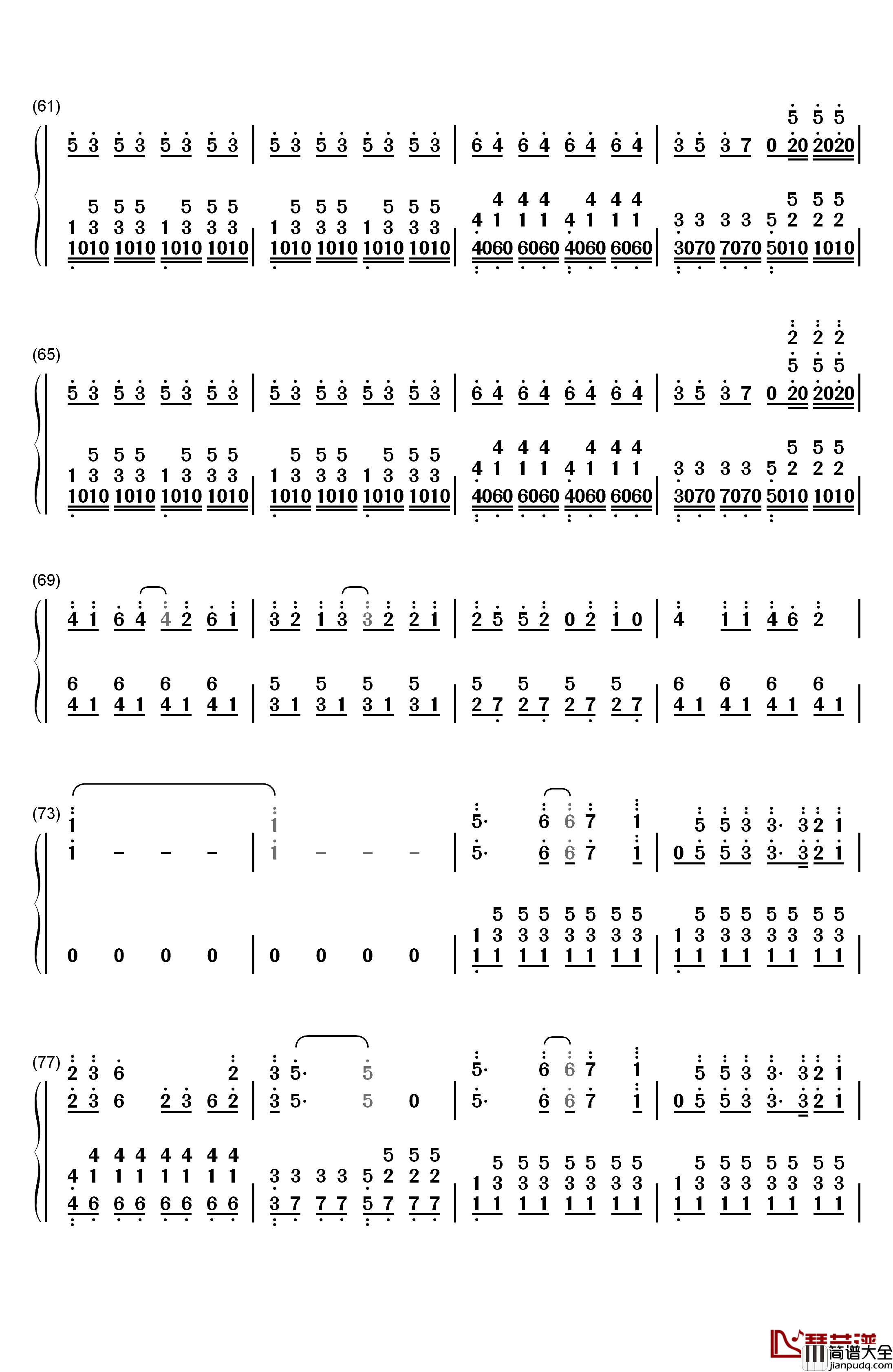 Secrets钢琴简谱_数字双手_Mary_Lambert_&_B.o.B