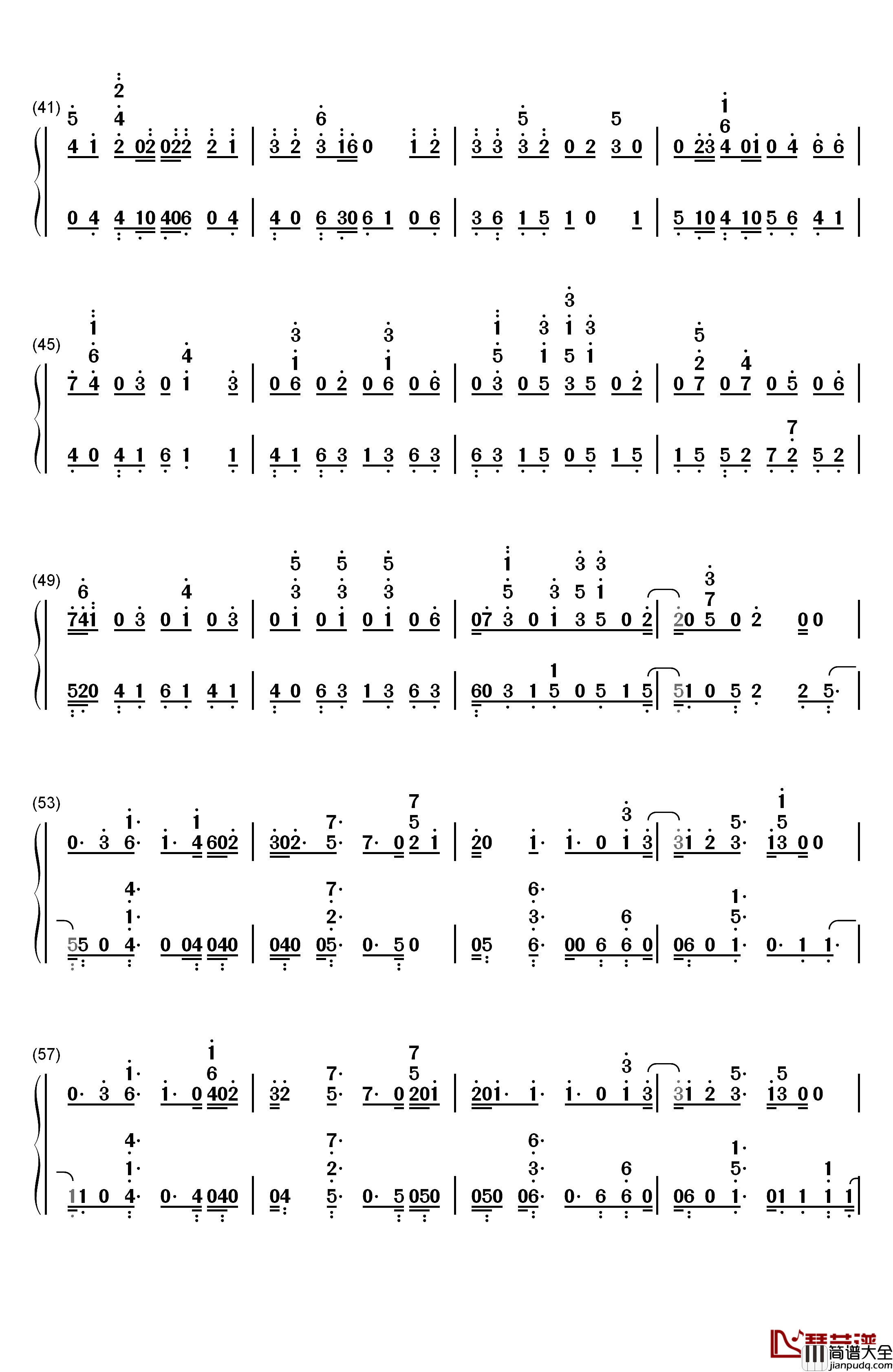 No_Promises钢琴简谱_数字双手_Cheat_Codes