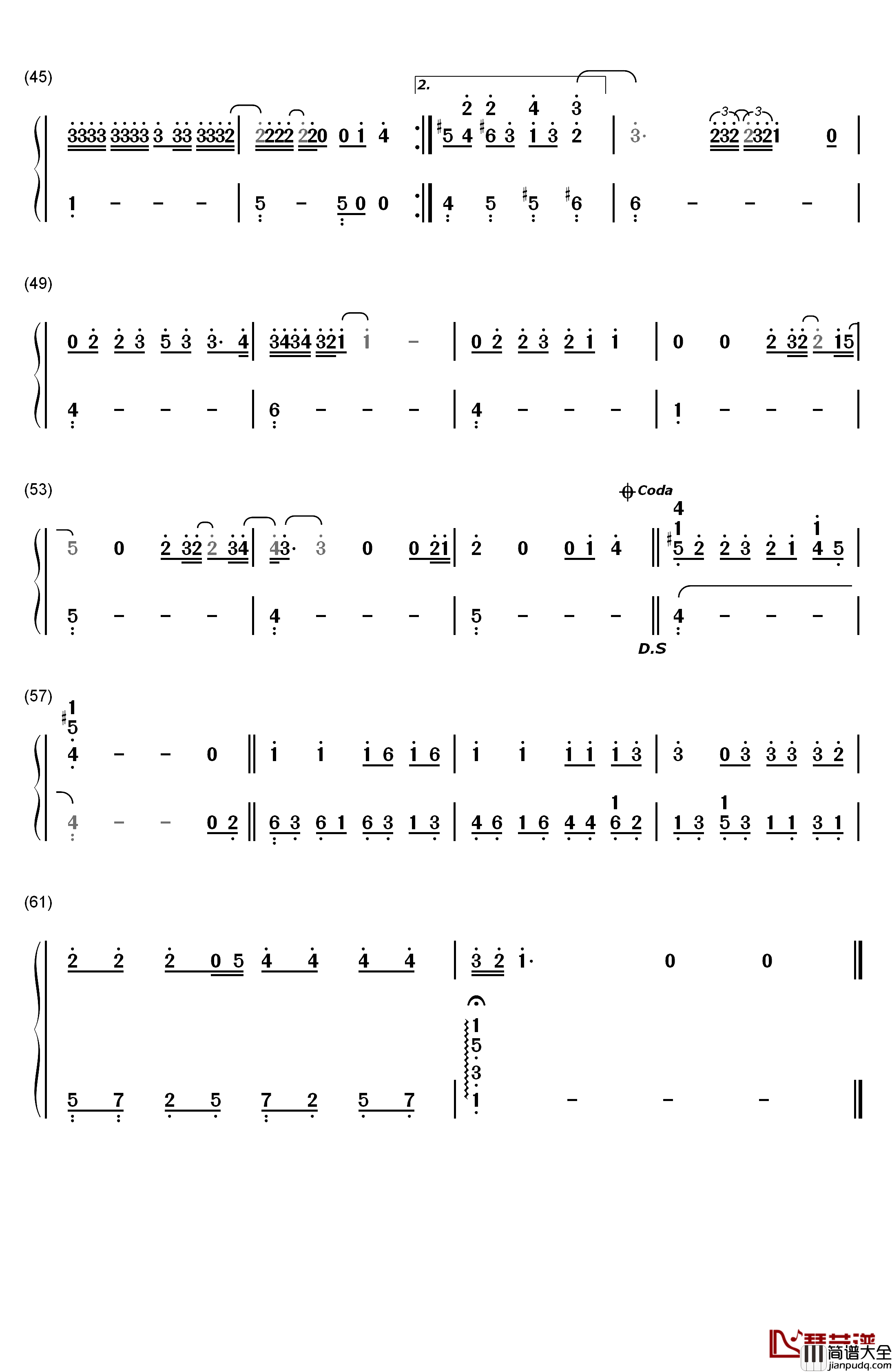 Imagination钢琴简谱_数字双手_Shawn_Mendes