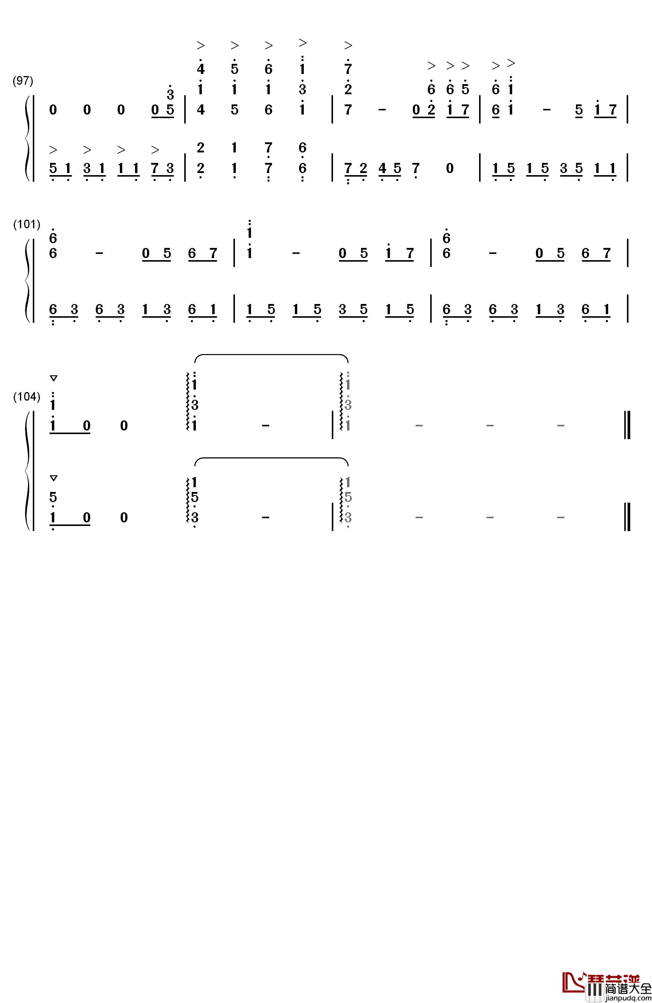 シークレットグラフィティー钢琴简谱_数字双手_乃木坂46