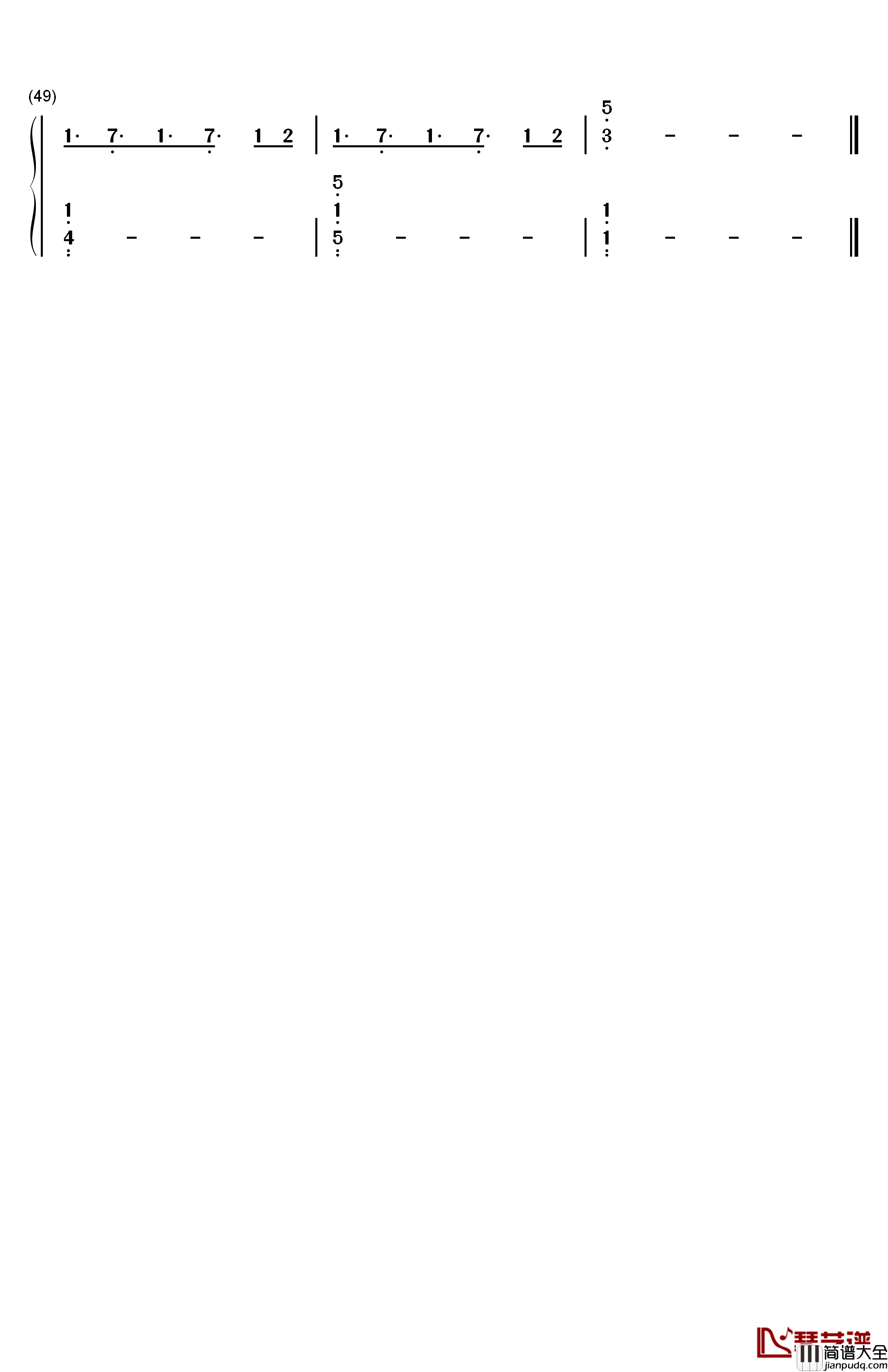 イマココ钢琴简谱_数字双手_东山奈央