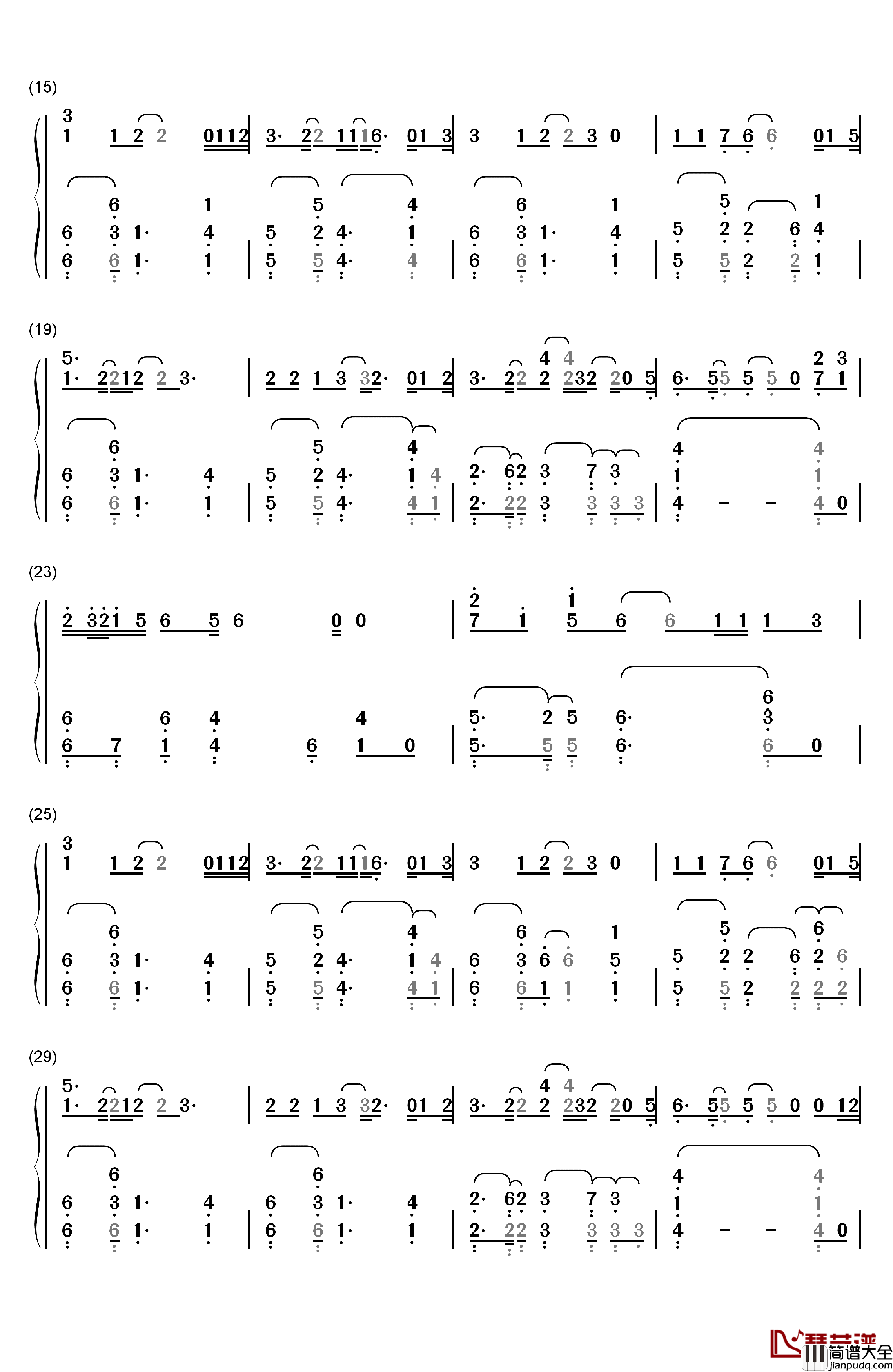 I_See_Fire钢琴简谱_数字双手_Ed_Sheeran