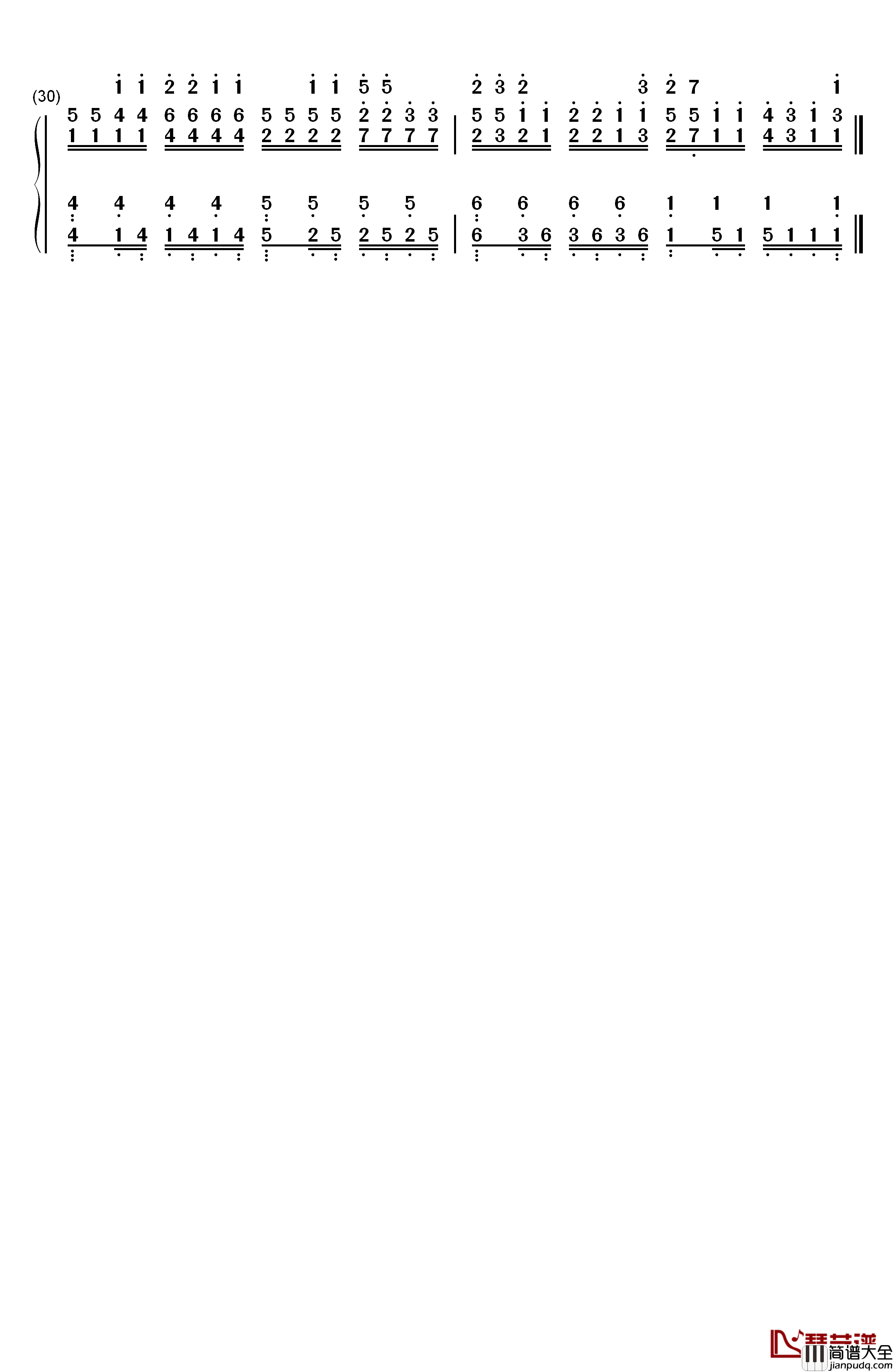 Youthful_Beautiful钢琴简谱_数字双手_内田真礼