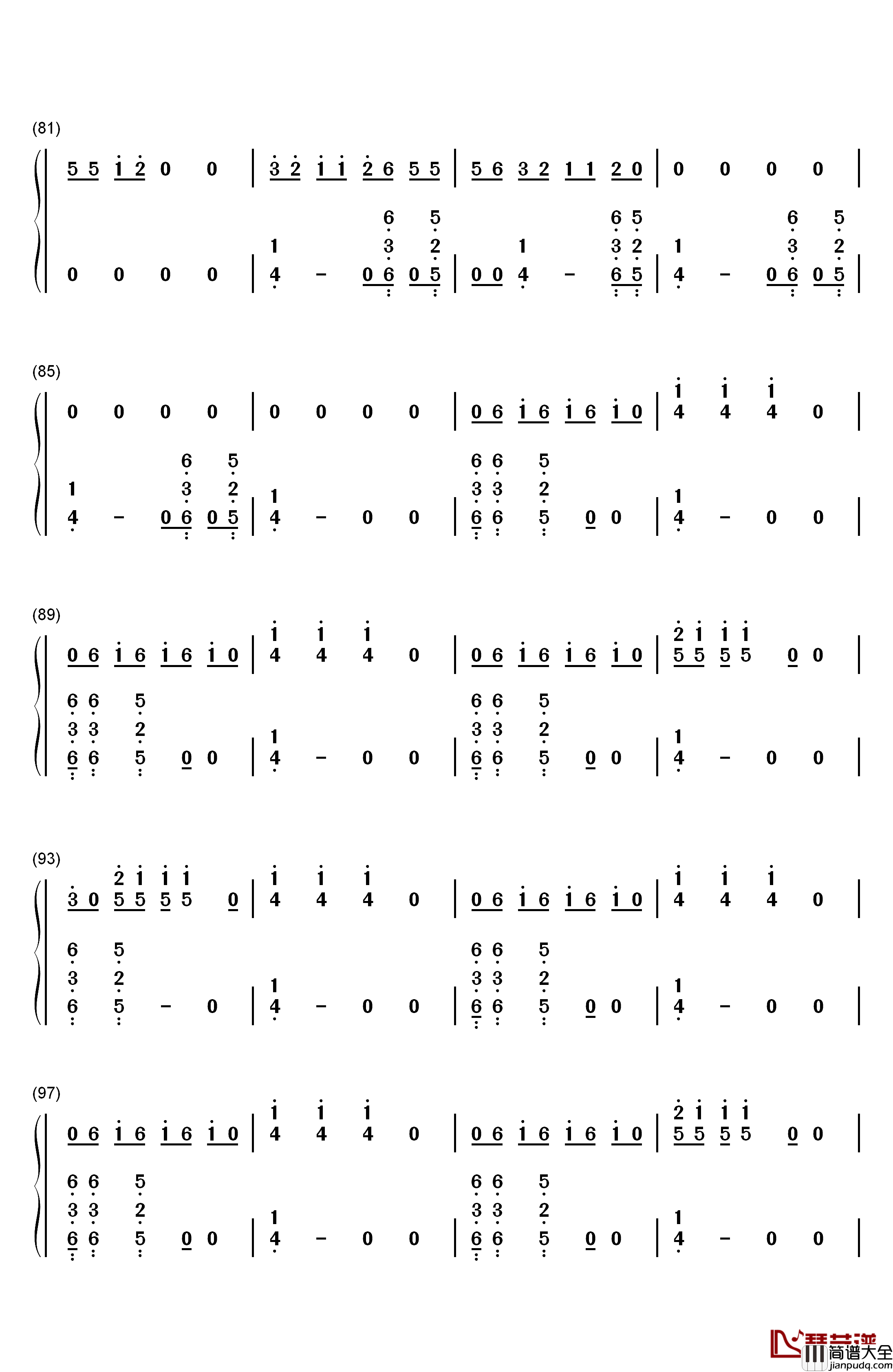Teenage_Dream钢琴简谱_数字双手_Katy_Perry