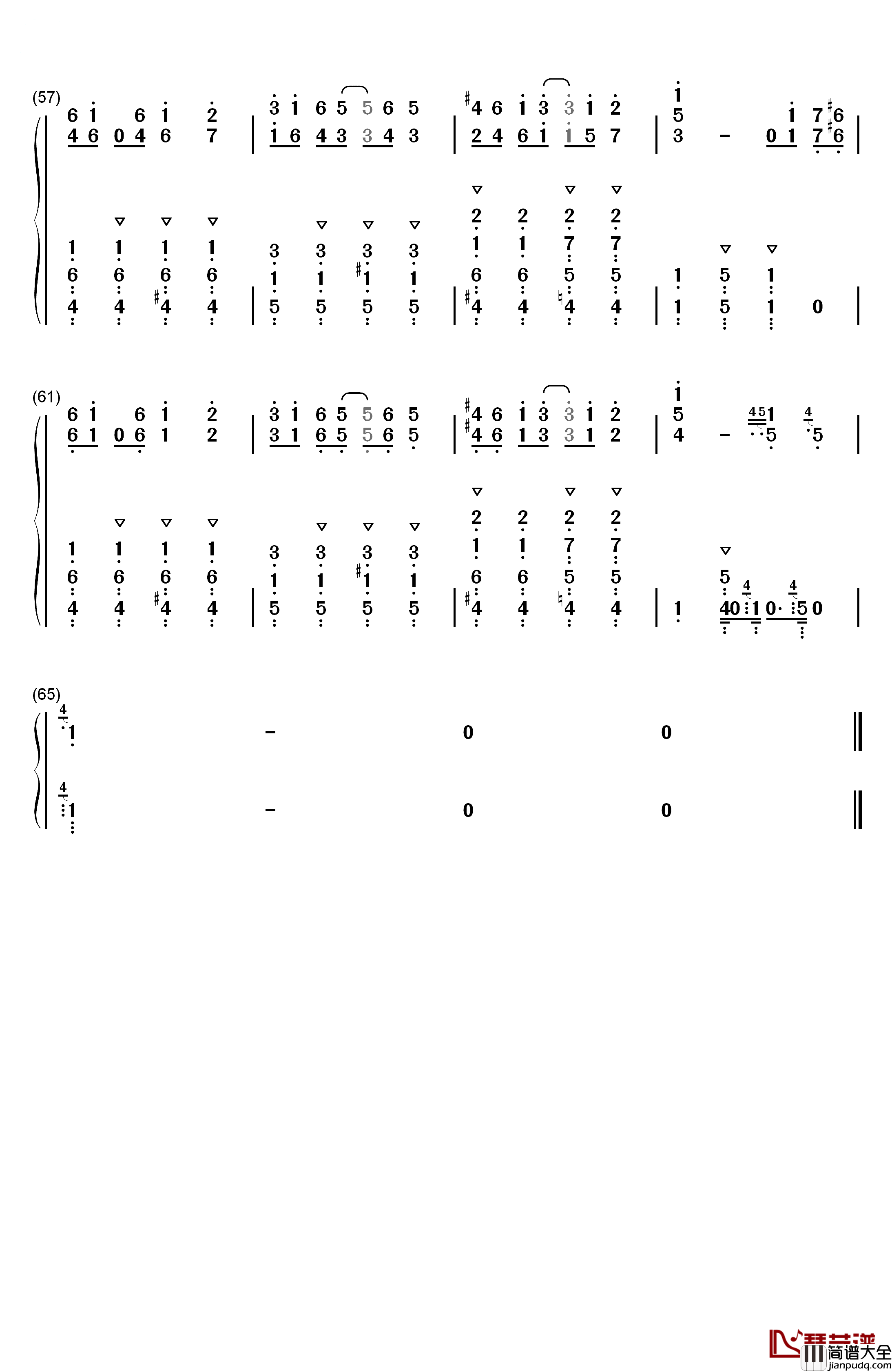Rag_Time_On_The_Rag钢琴简谱_数字双手_崎谷健次郎
