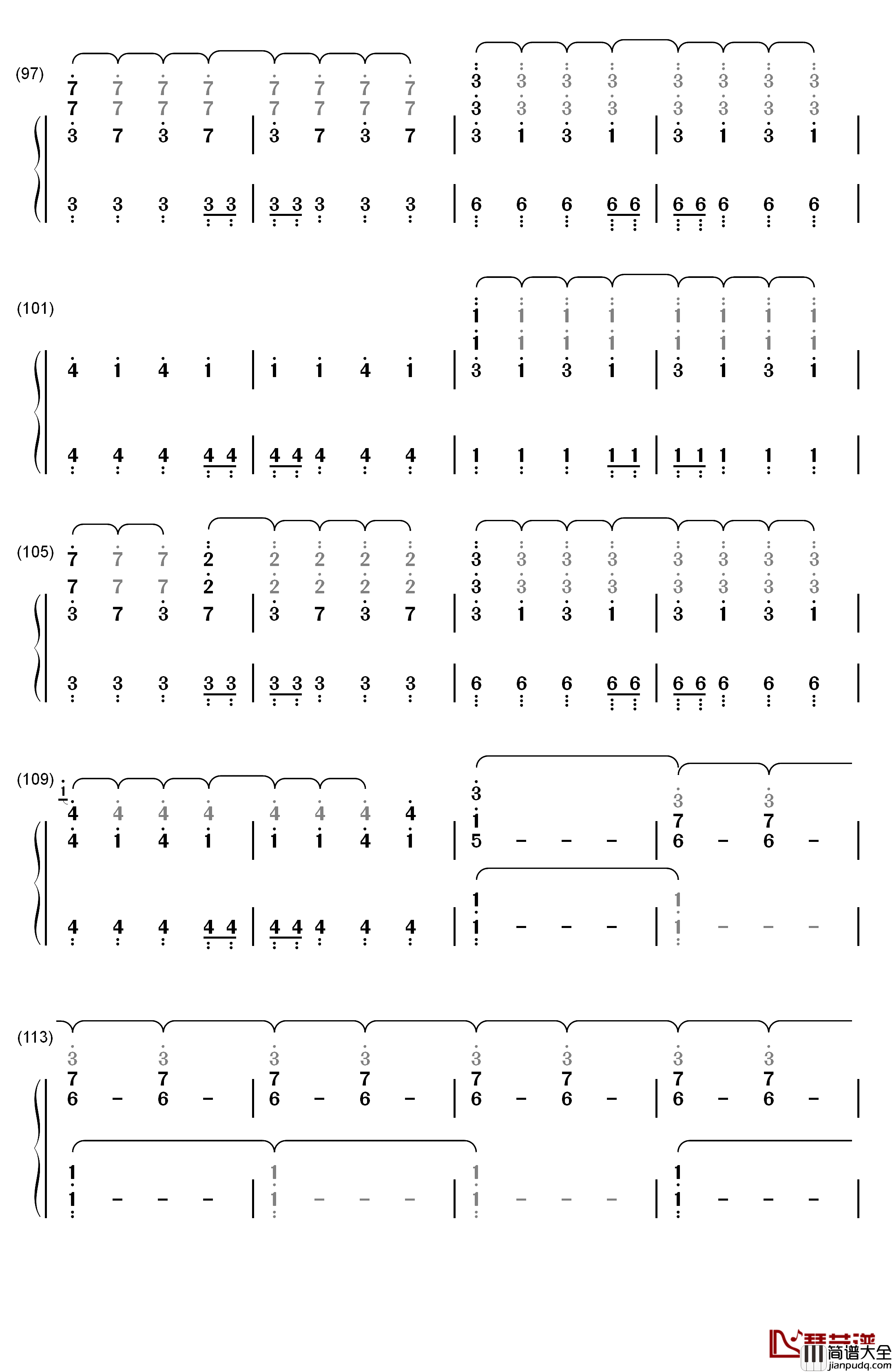 Take_Your_Time钢琴简谱_数字双手_Sam_Hunt