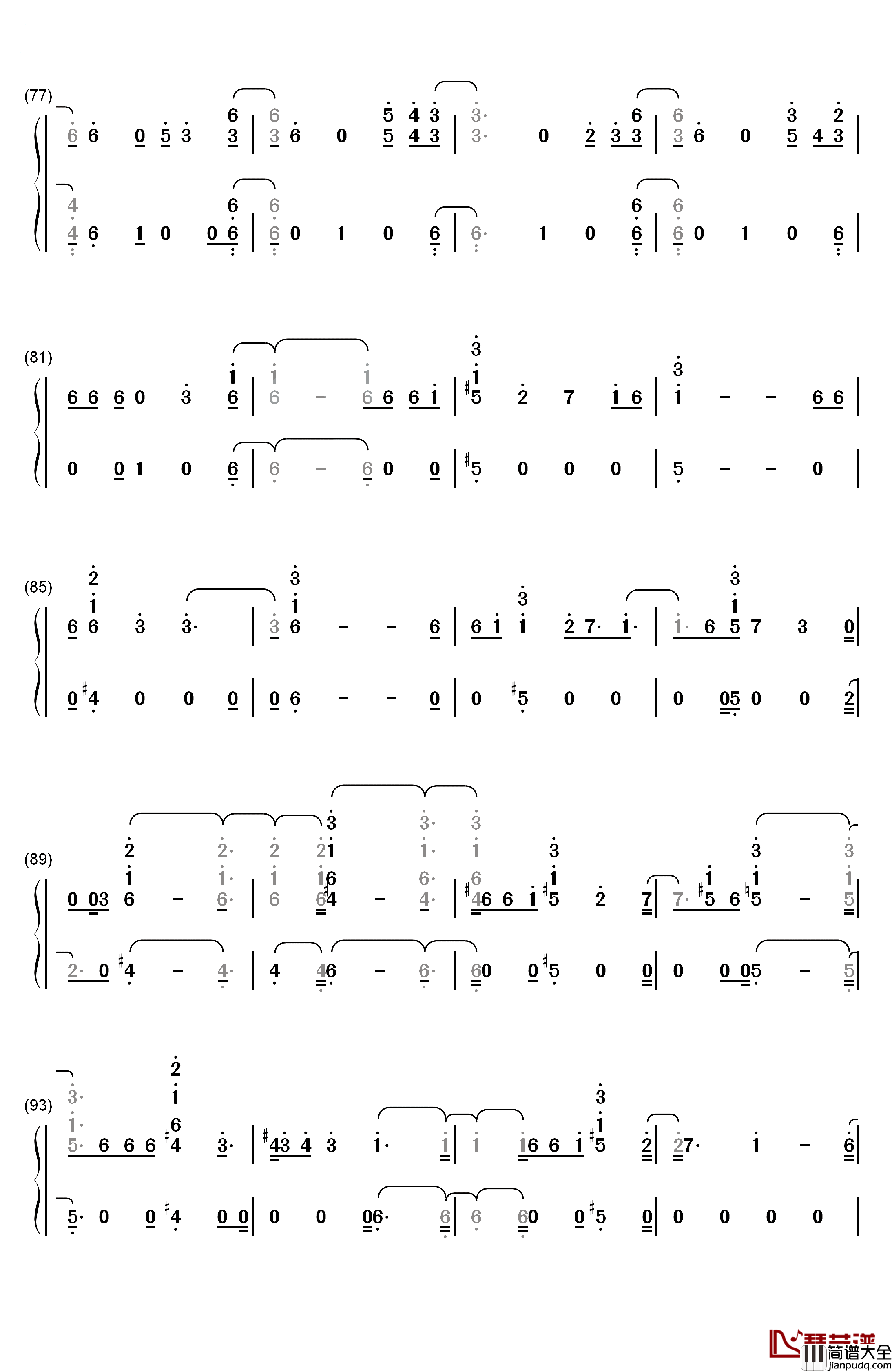 Say_Amen_Saturday_Night钢琴简谱_数字双手_Panic!_at_the_Disco