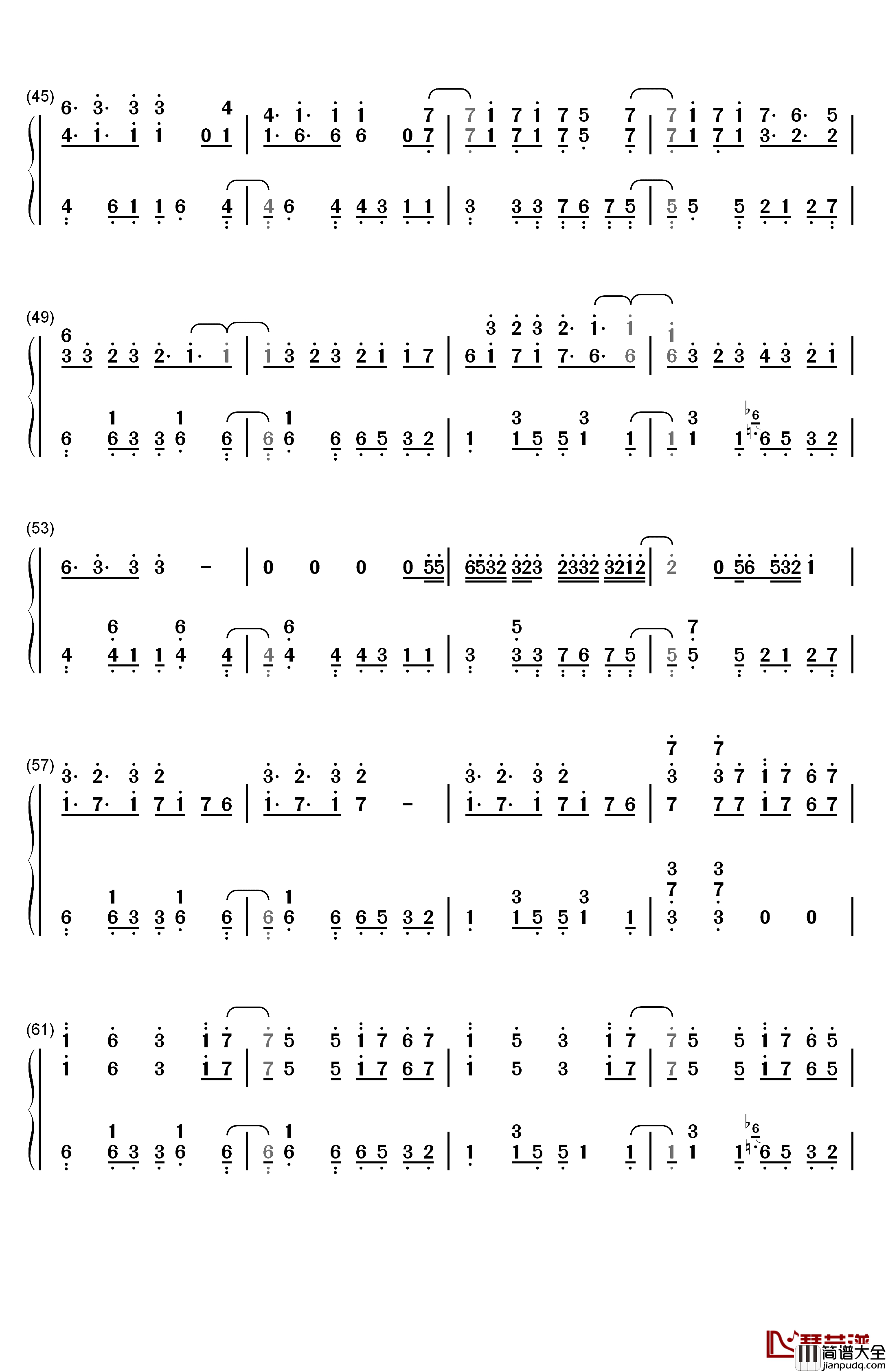 Señorita钢琴简谱_数字双手_Shawn_Mendes_Camila_Cabello