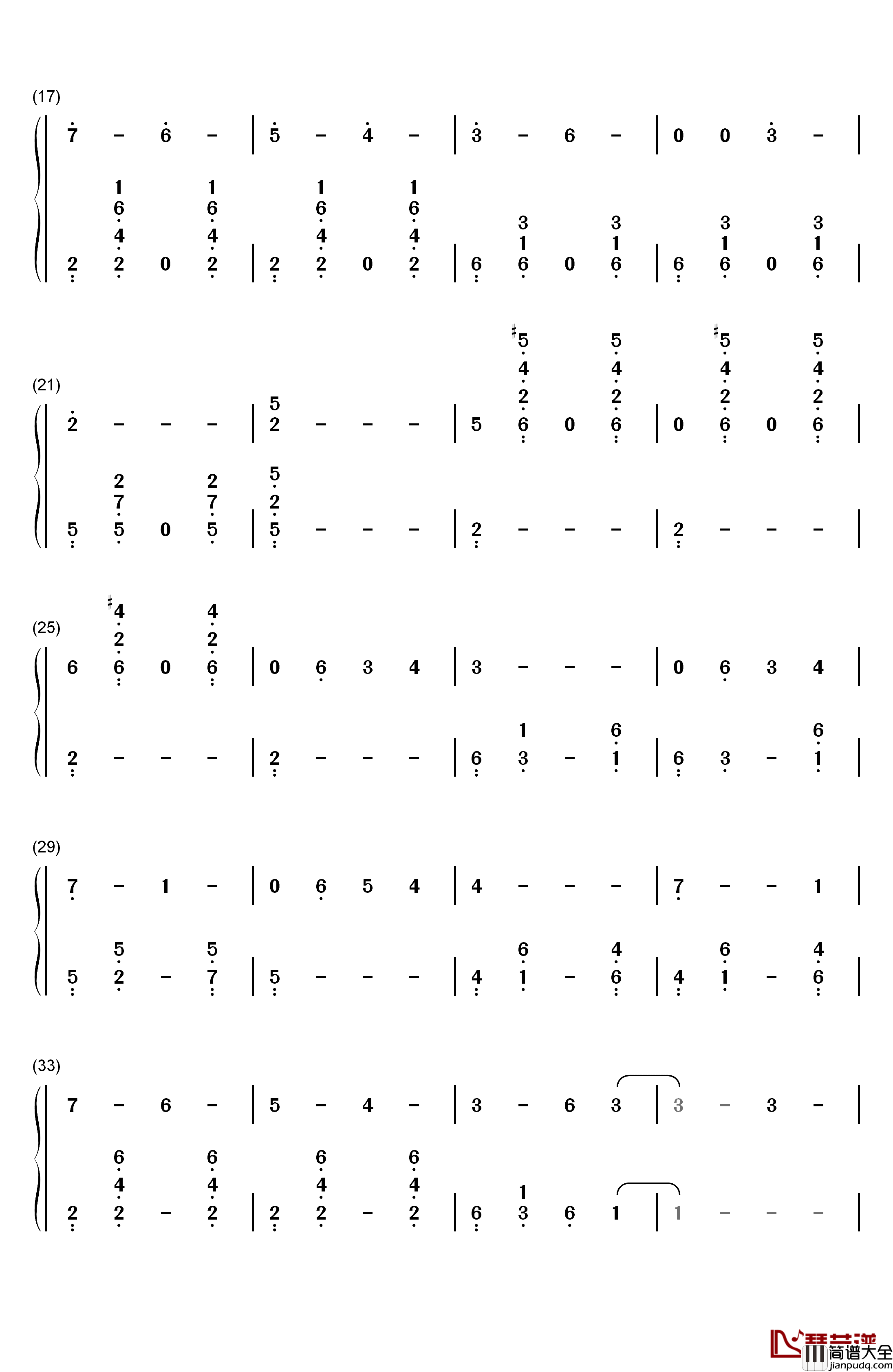 Aloy's_Theme钢琴简谱_数字双手_Joris_de_Man
