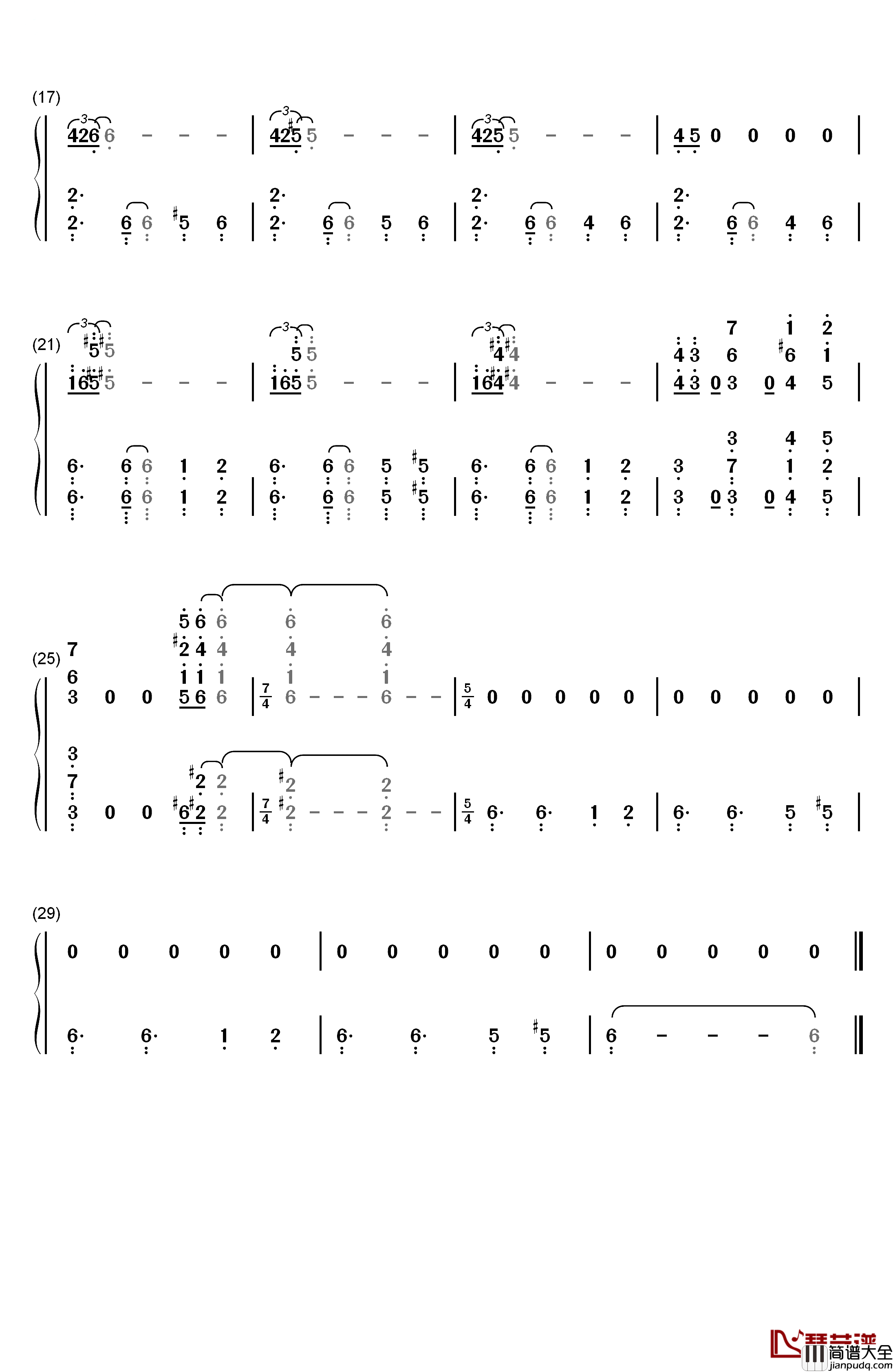 Theme_from_Mission_Impossible钢琴简谱_数字双手_Lalo_Schifrin