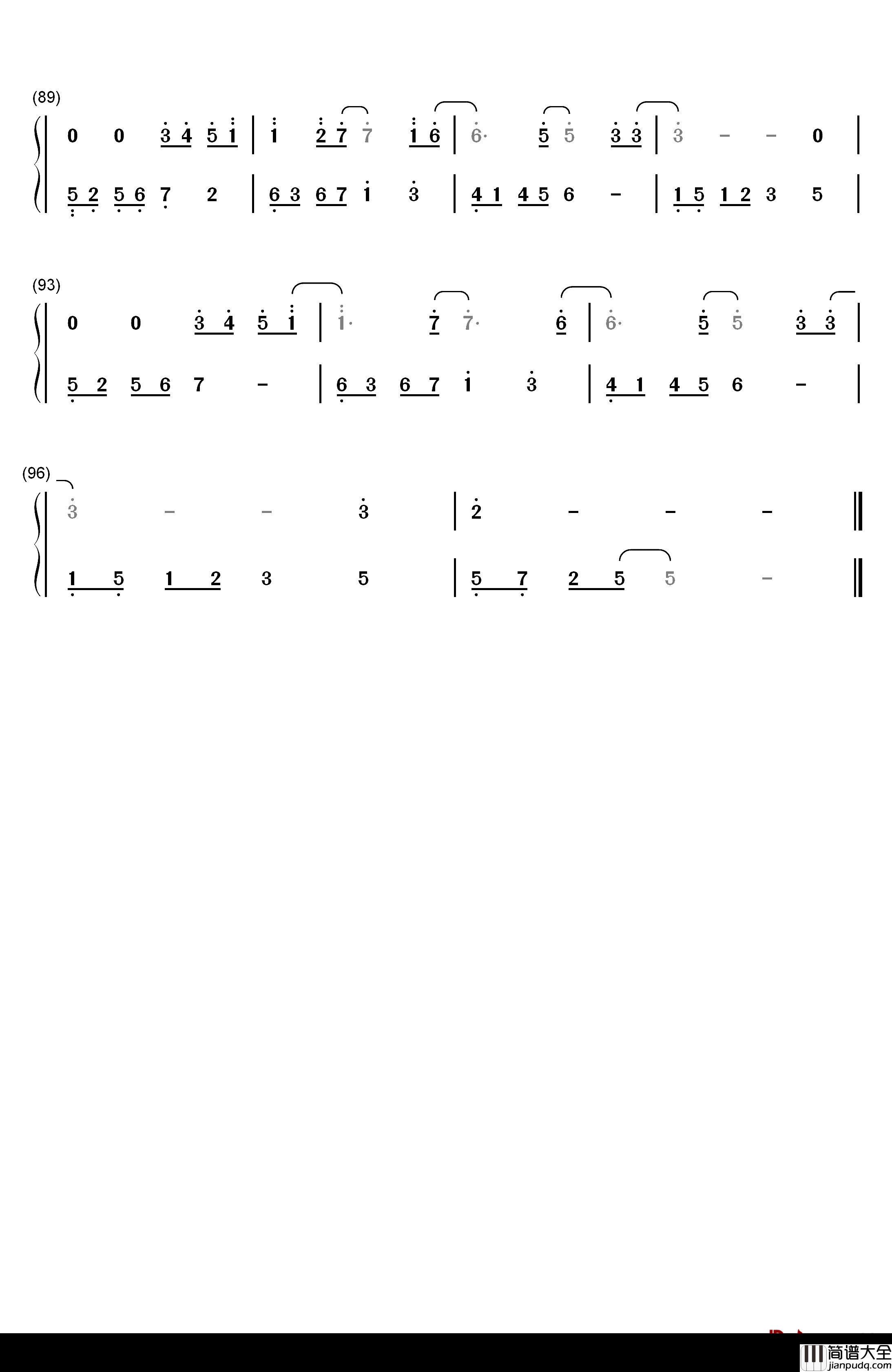 All_of_Me钢琴简谱_数字双手_John_Legend　
