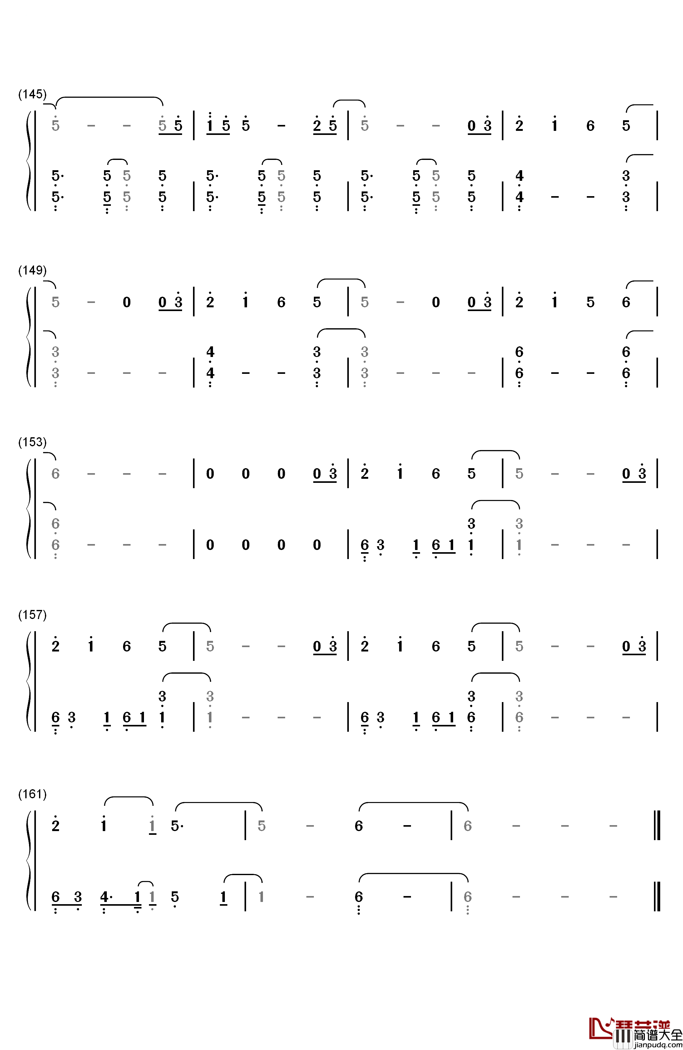 My_Soul_Your_Beats钢琴简谱_数字双手_Lia