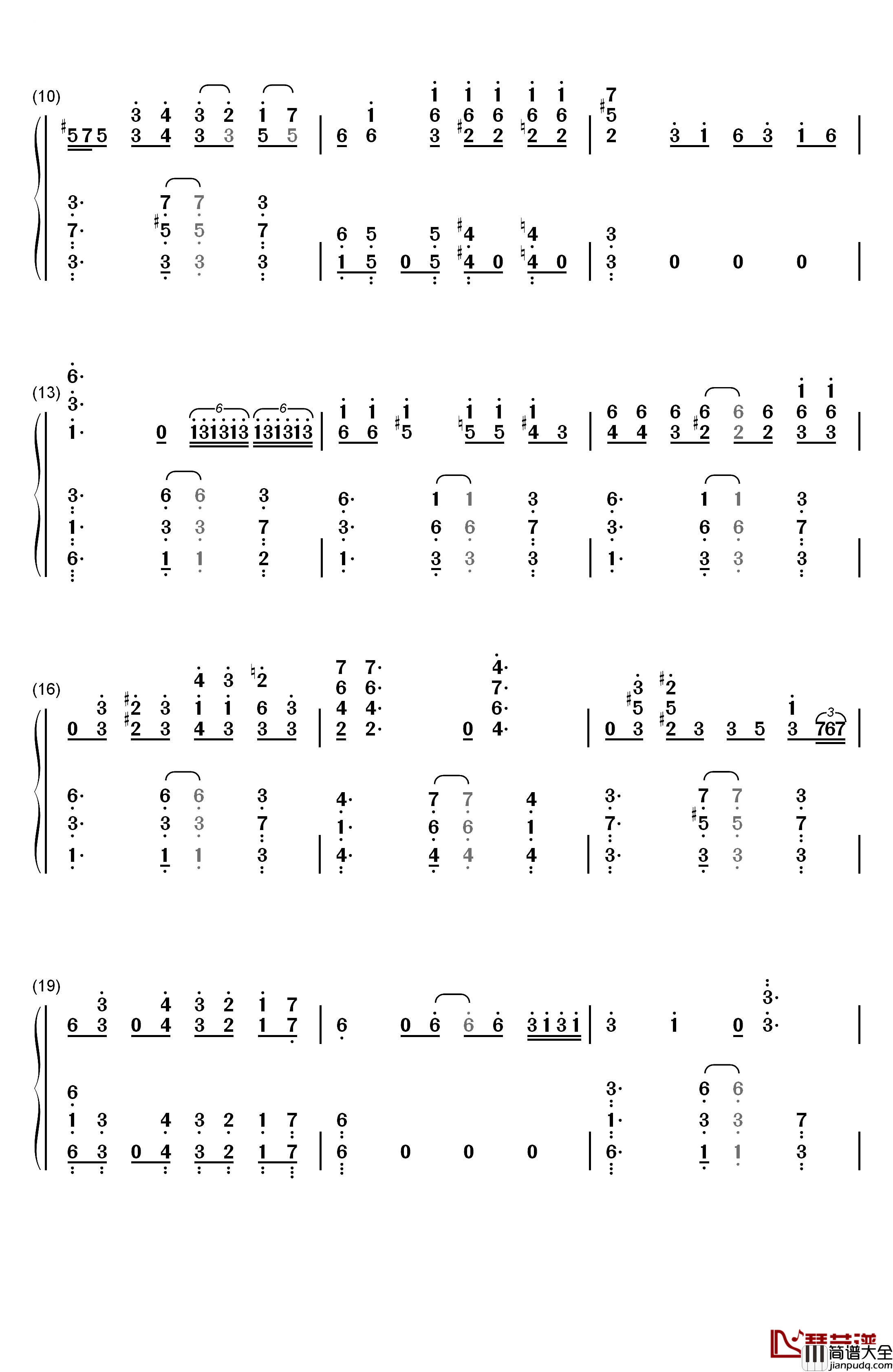 The_Crave钢琴简谱_数字双手_杰利·罗尔·莫顿__Jelly_Roll_Morton