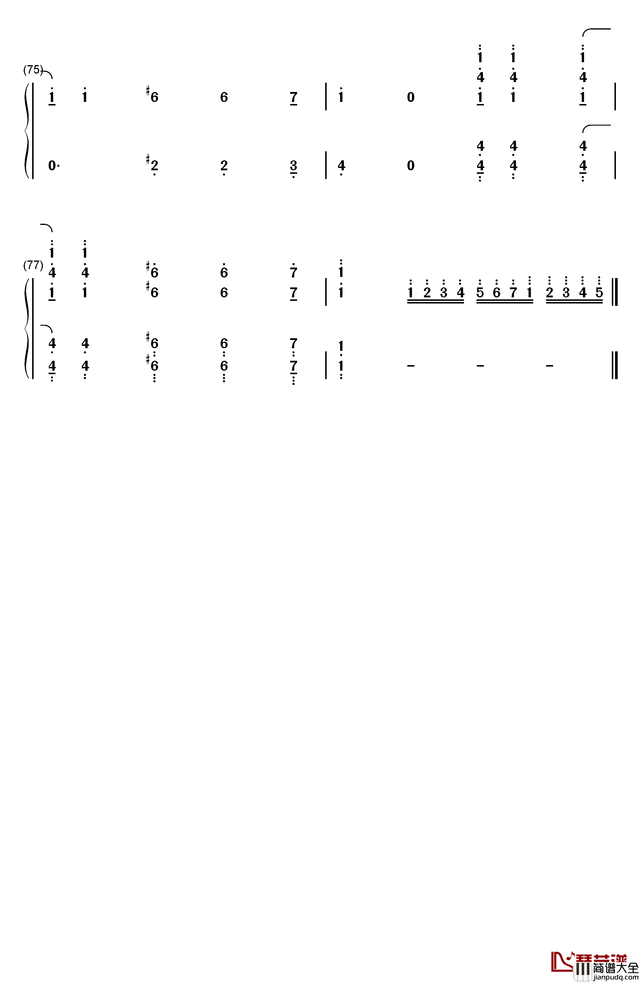 決めたよHand_in_Hand钢琴简谱_数字双手_高海千歌_樱内梨子_渡边曜