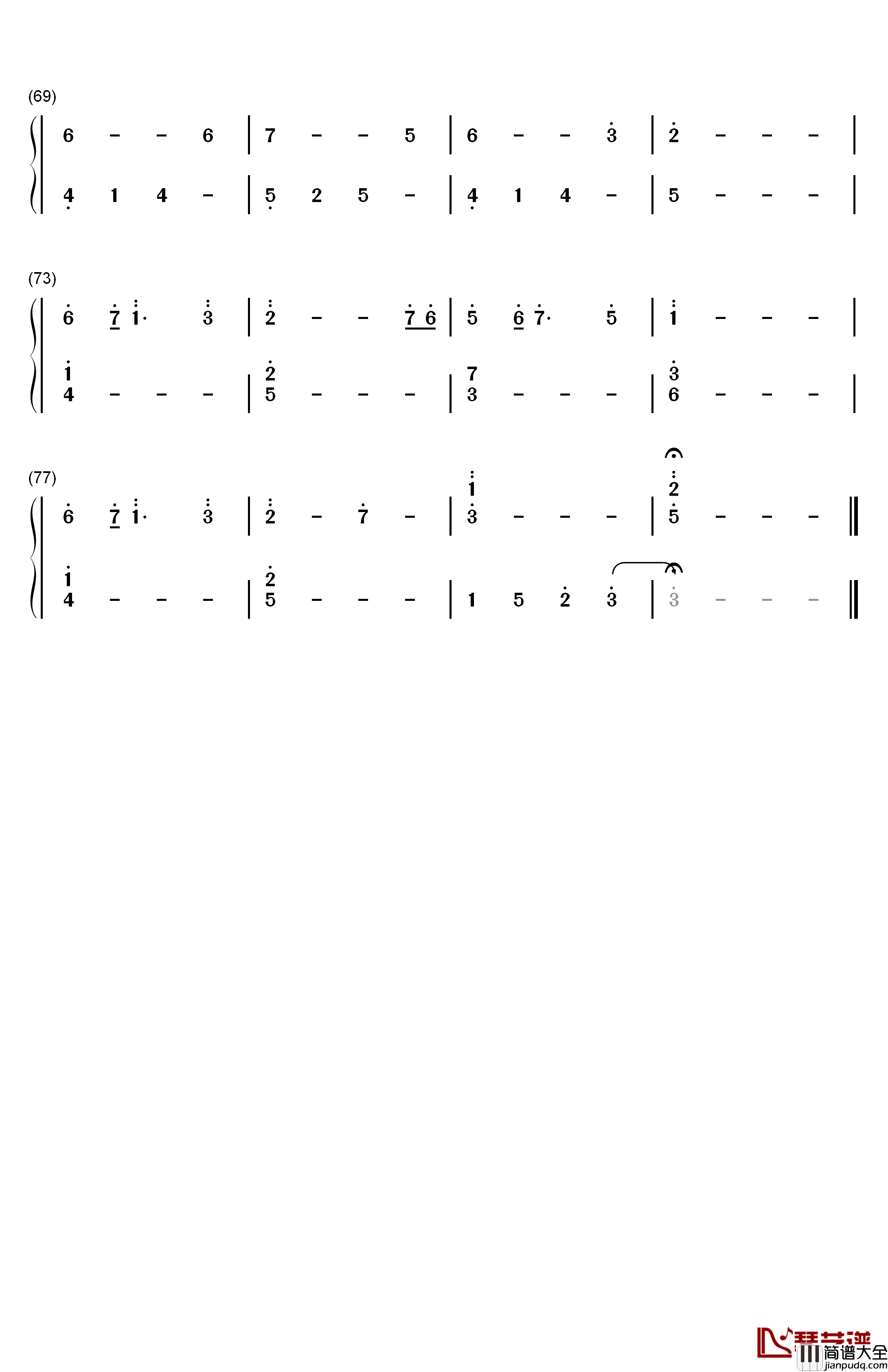 Cry_for_the_Moon钢琴简谱_数字双手_出羽良彰