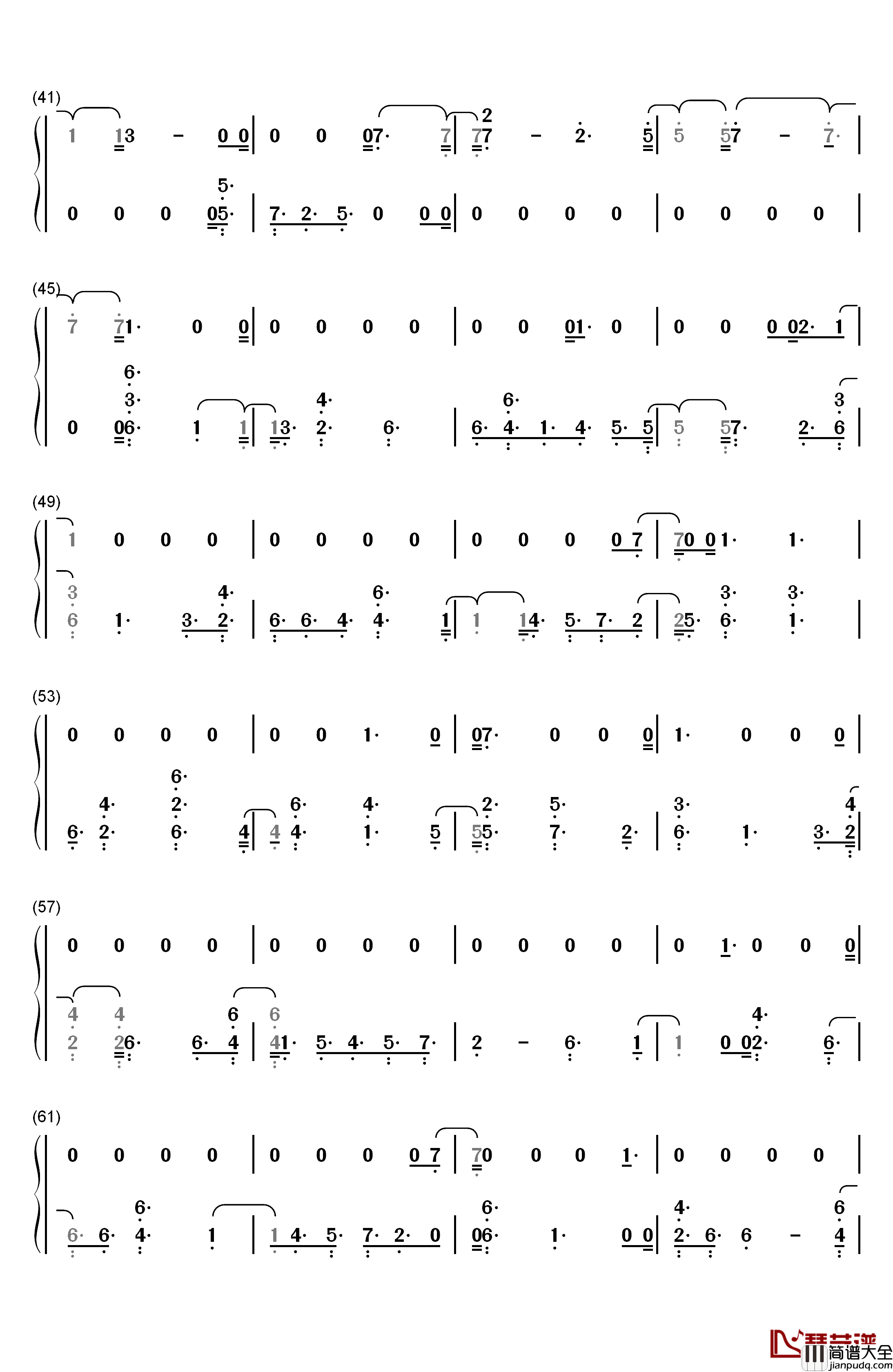 Is_Your_Love_Enough钢琴简谱_数字双手_Little_Mix