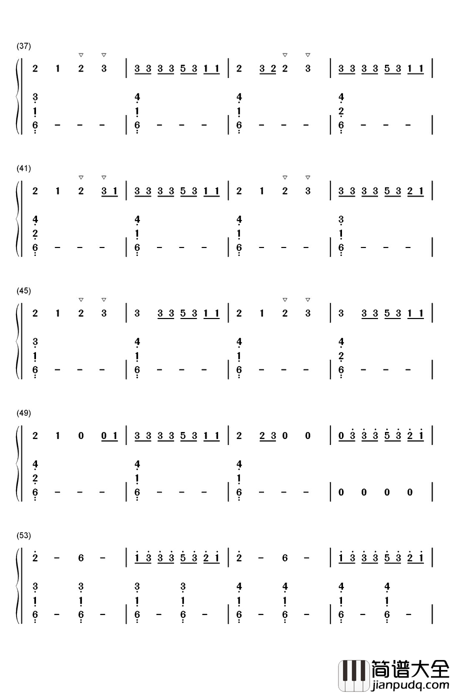 The_Hills钢琴简谱_数字双手_The_Weeknd