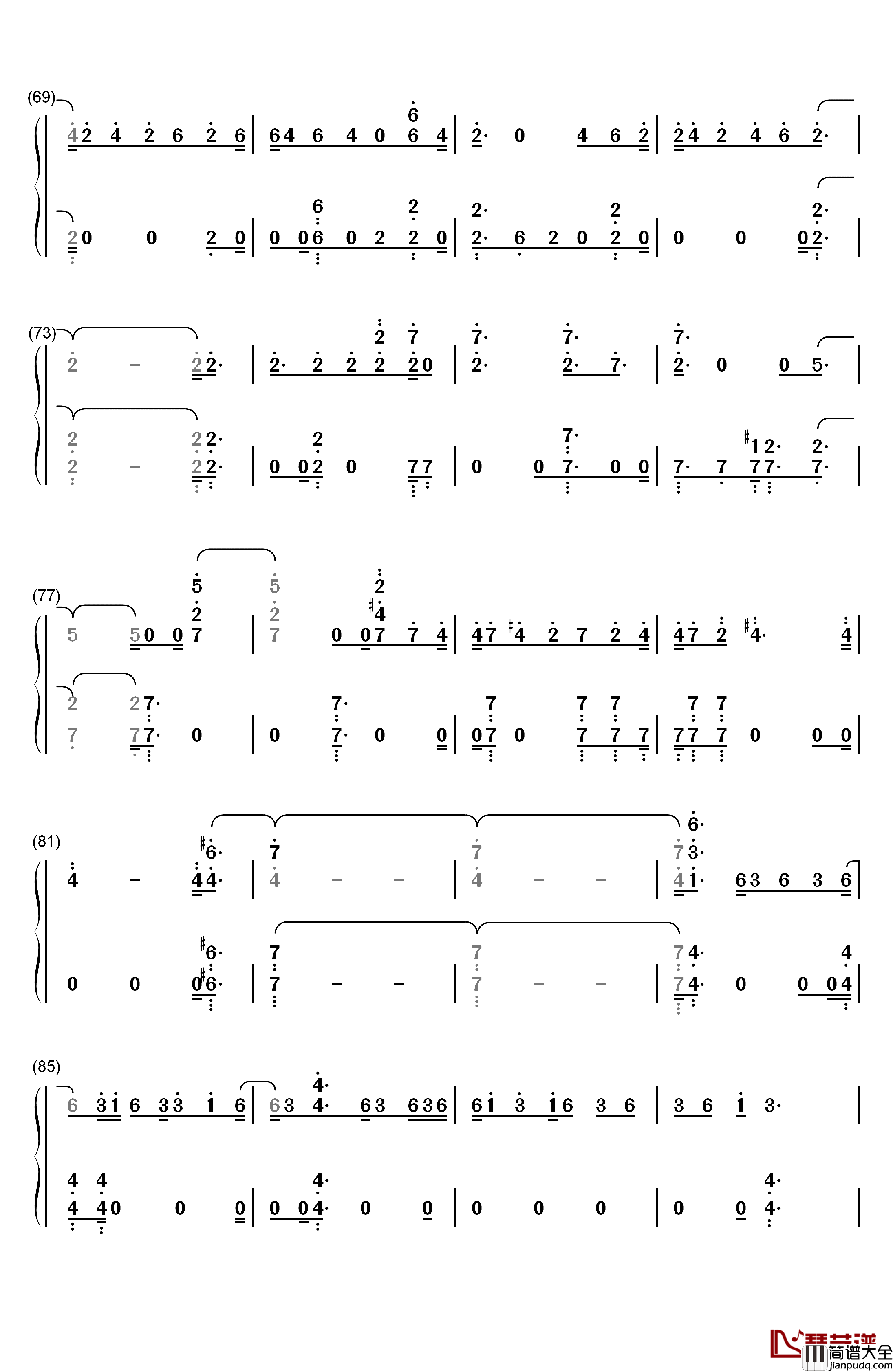 Justice_League_United钢琴简谱_数字双手_Danny_Elfman