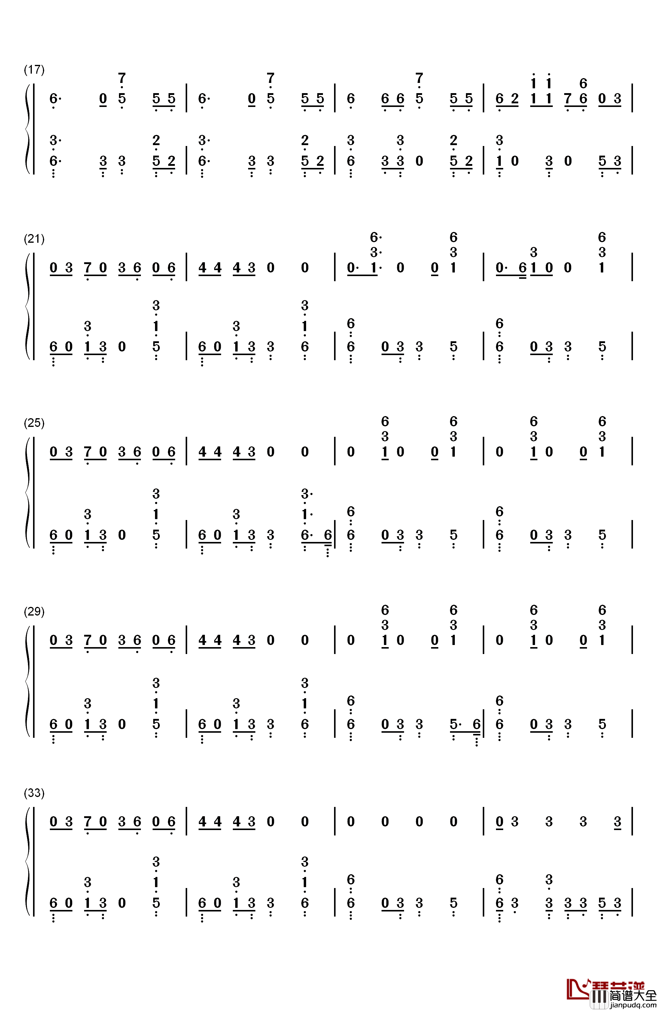 Sangria_Wine钢琴简谱_数字双手_Pharrell_Williams_Camila_Cabello