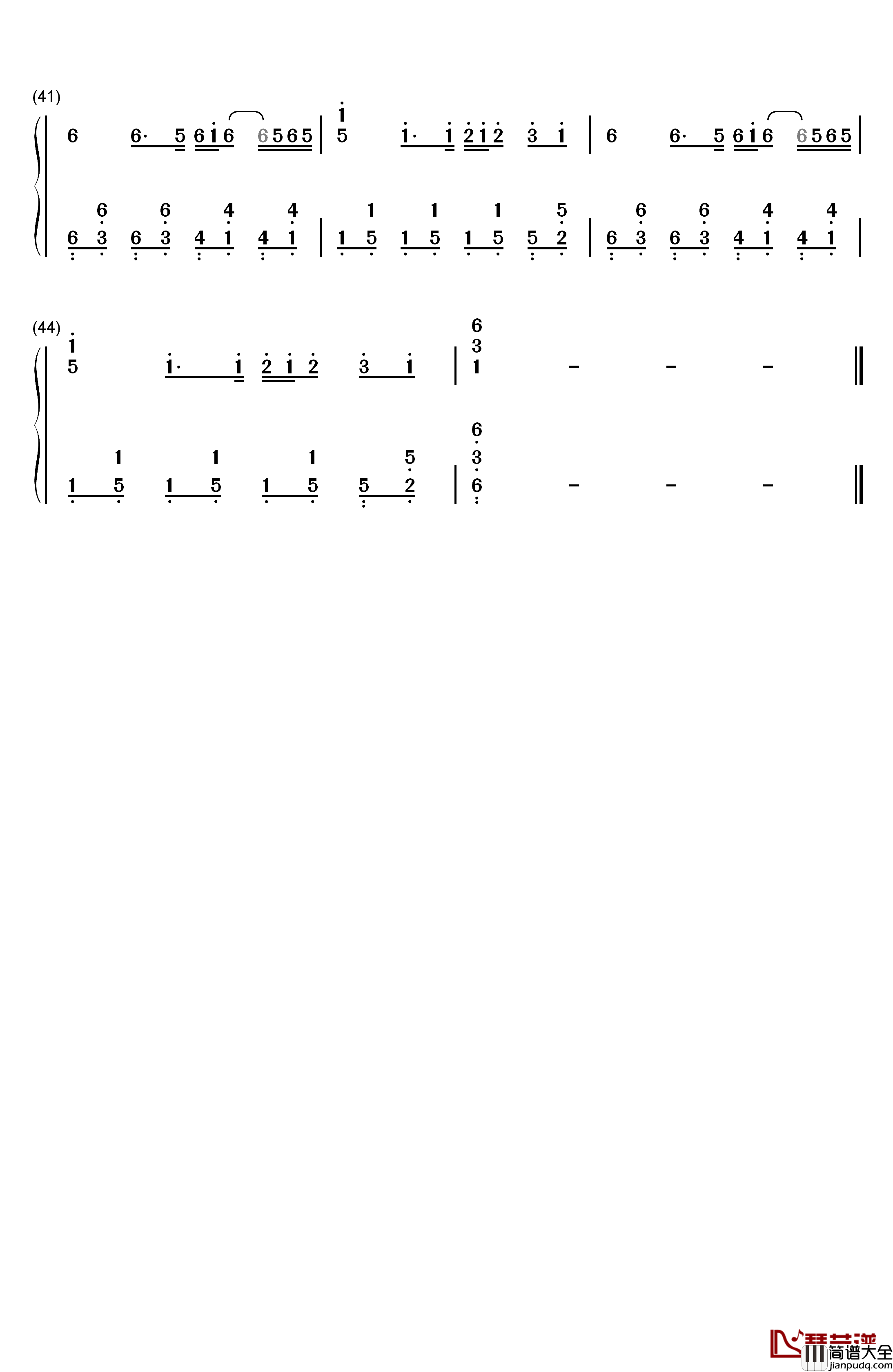 Wake_Me_Up钢琴简谱_数字双手_Avicii