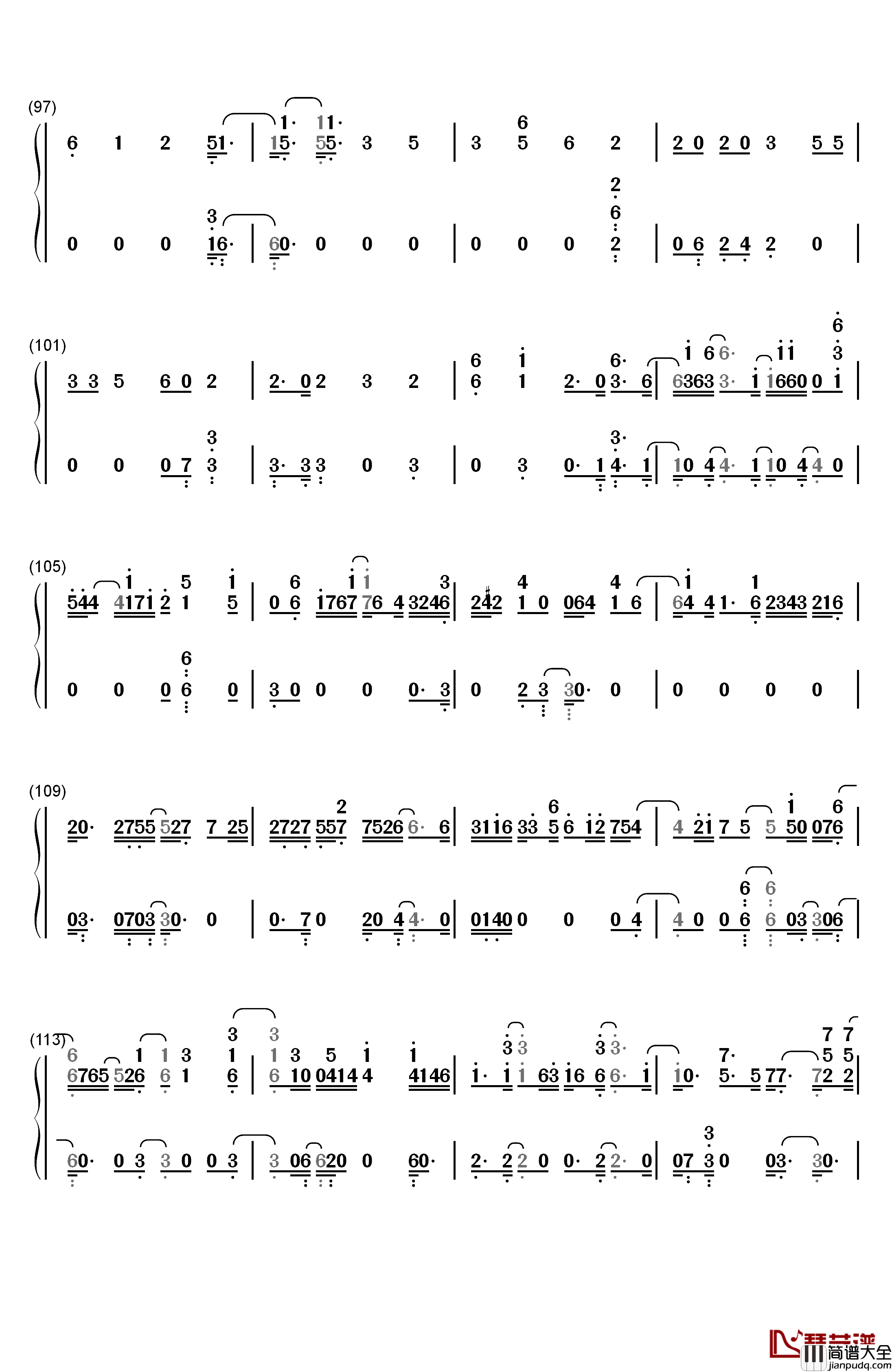 Stay_With_You钢琴简谱_数字双手_Cheat_Codes